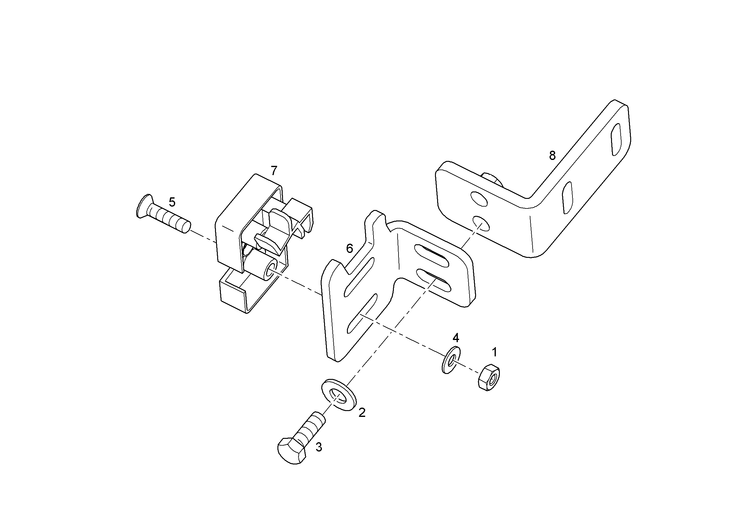 ЗАМОК С ПОВОРОТНОЙ ЗАЩЕЛКОЙ 10295138 LIEBHERR