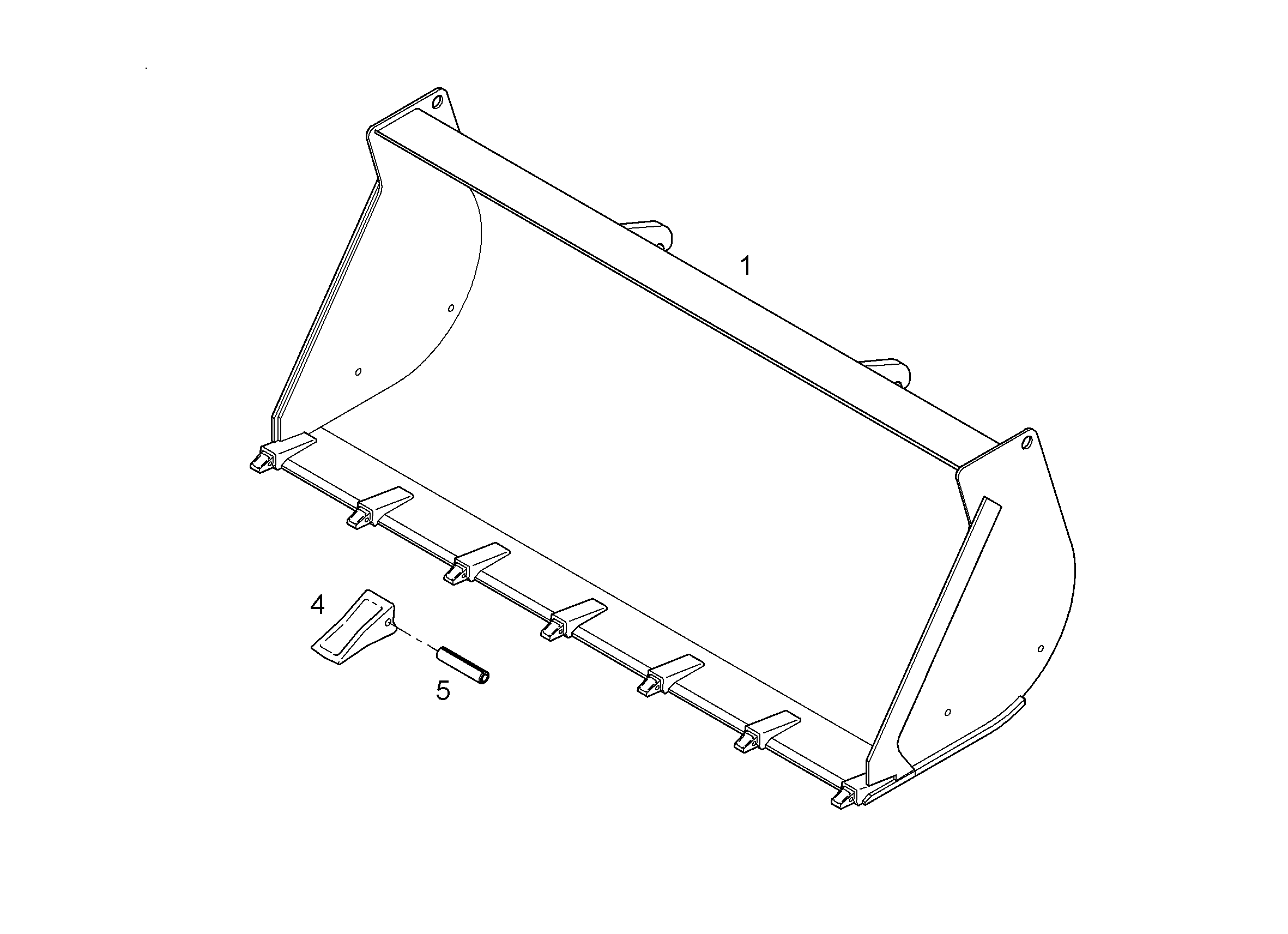 КОВШ 8924408 LIEBHERR