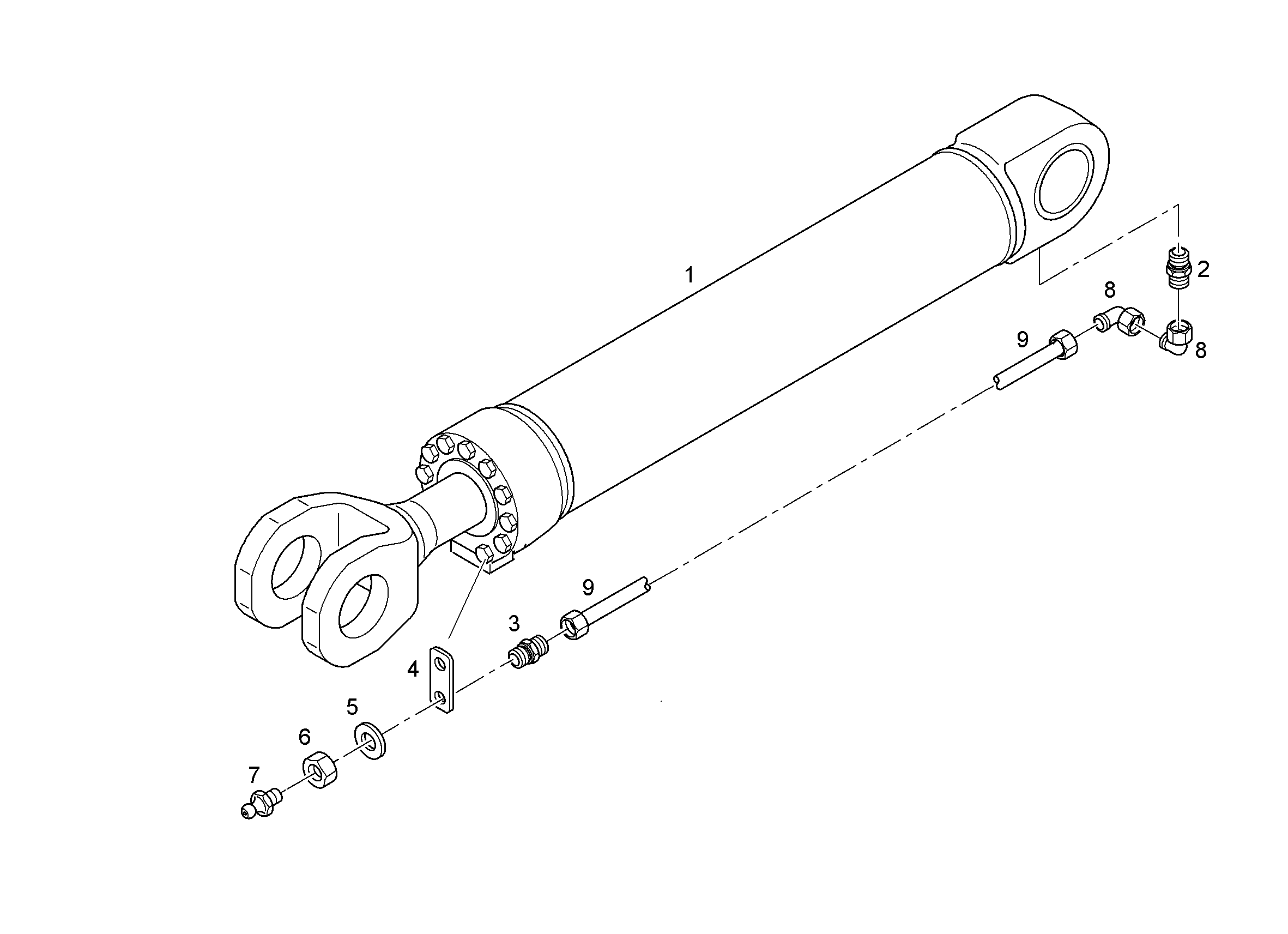 ШЕСТИГРАННАЯ ГАЙКА M14X1,5 10179956 LIEBHERR