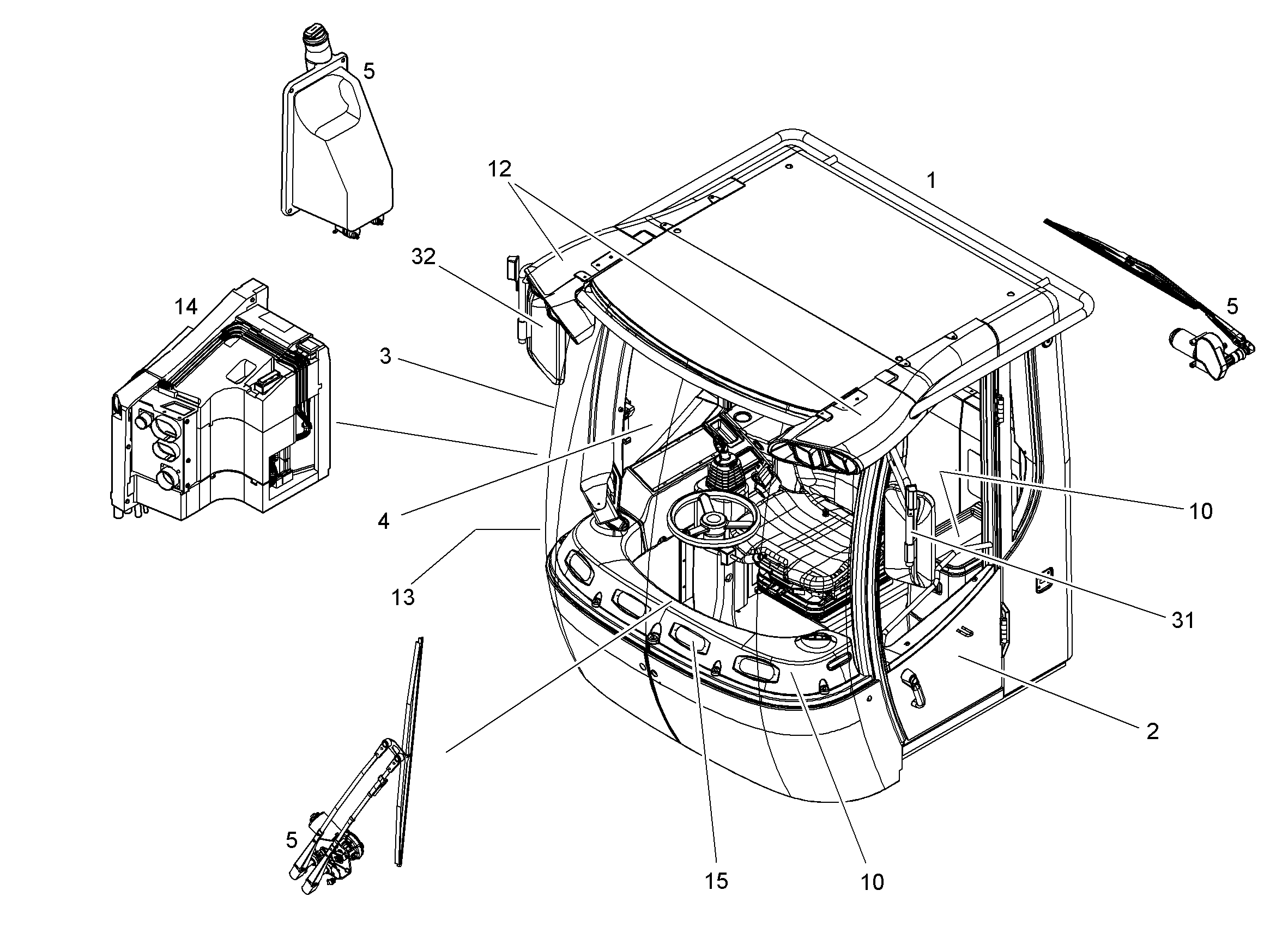 ОТОПИТЕЛЬНЫЙ ПРИБОР 24V 8928957 LIEBHERR