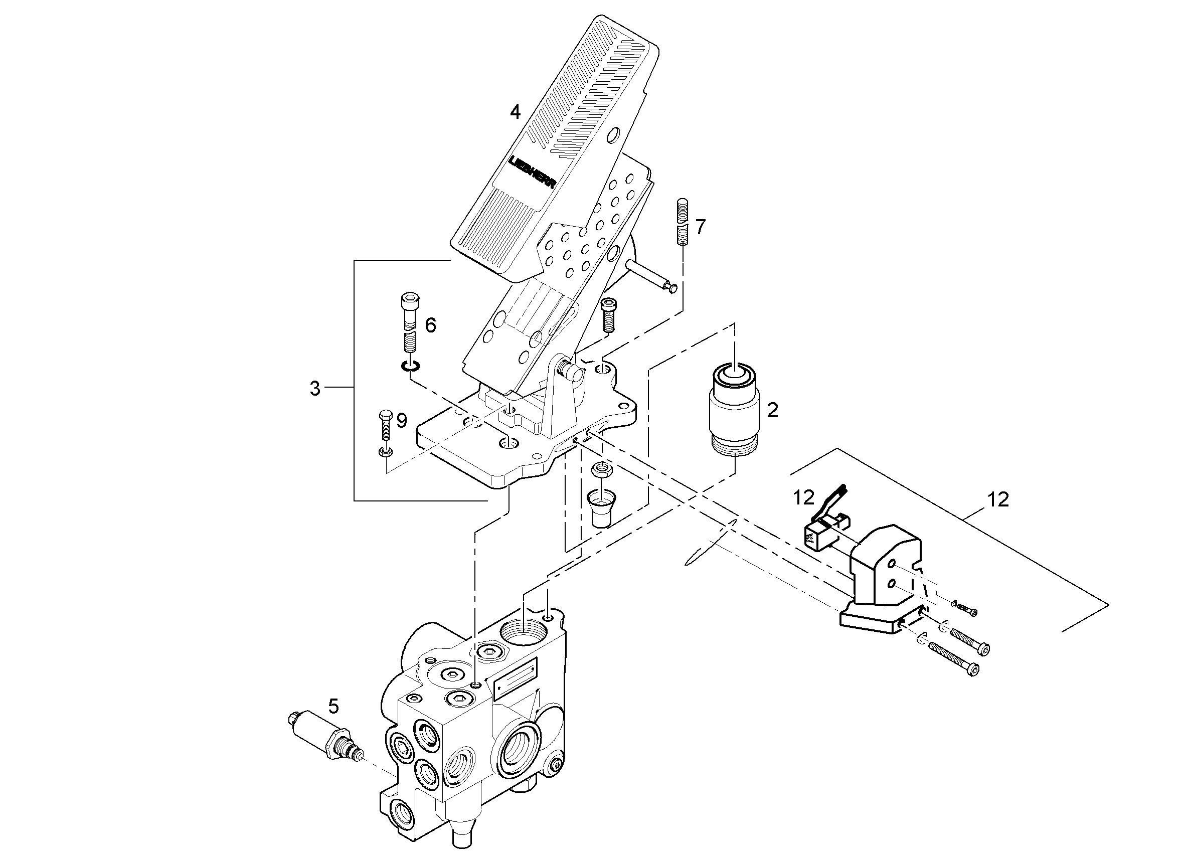 СРАБАТЫВАНИЕ 10330478 LIEBHERR