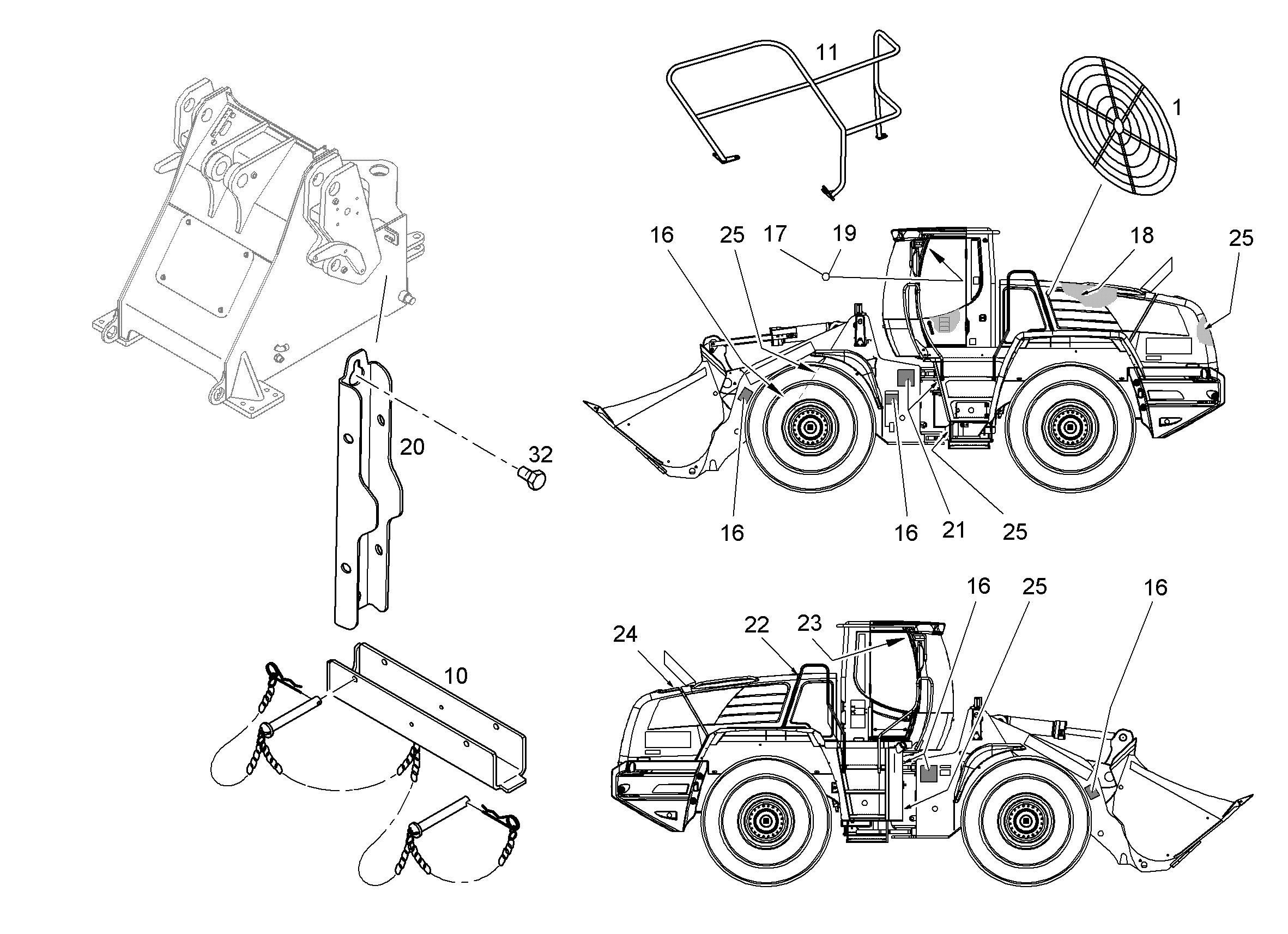 ЗНАК ПРЕДУПРЕЖДАЮЩИЙ VERBRENNUNGSGEFAHR 150mmX60mm 10084648 LIEBHERR