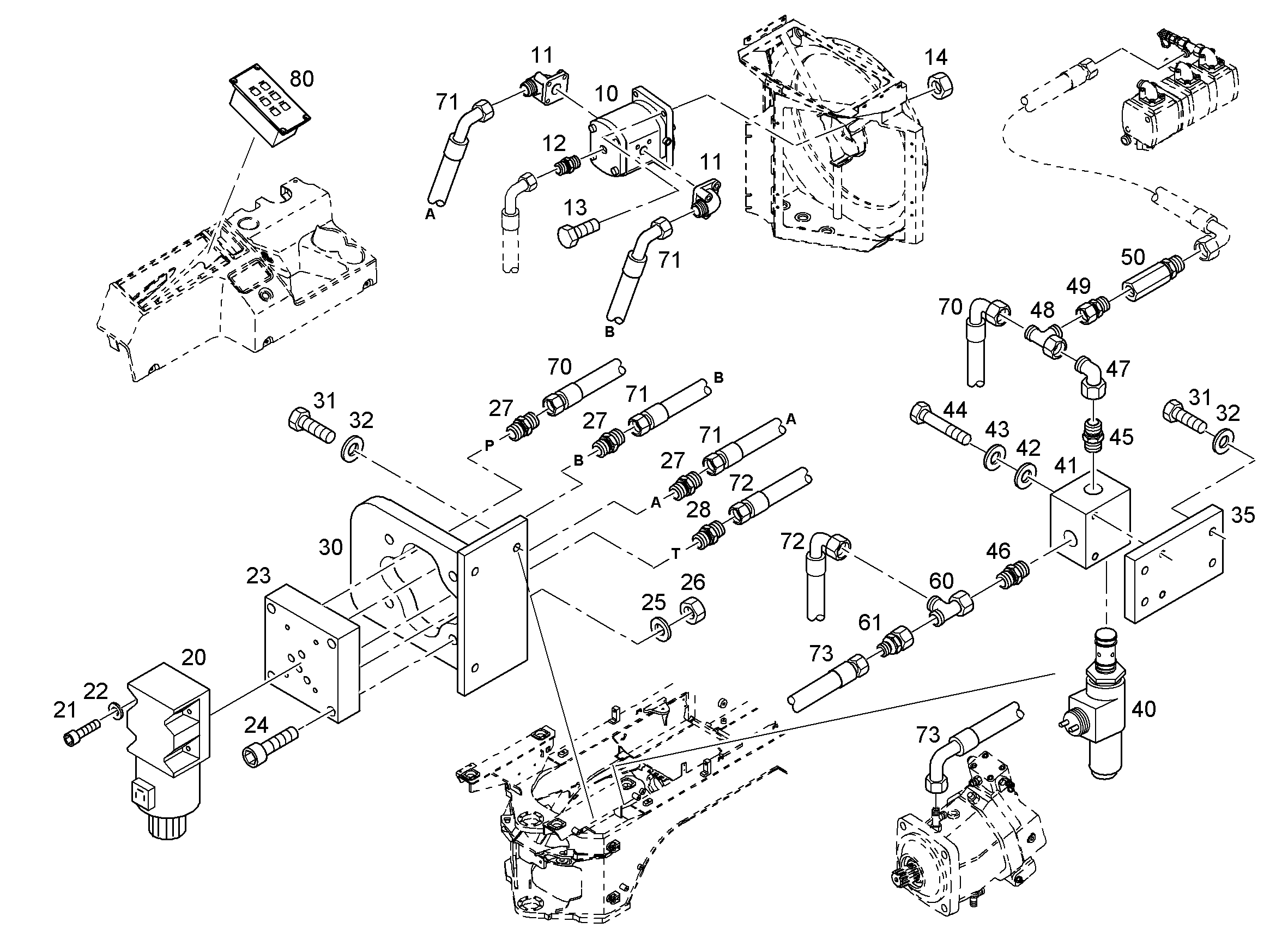 МОТОР ВЕНТИЛЯТОРА 10297401 LIEBHERR