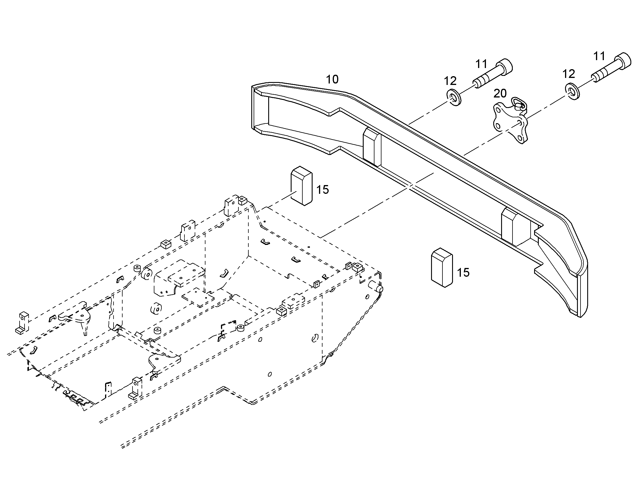 ЧЕТЫРЕХГРАННАЯ КОЛОДКА 8922434 LIEBHERR