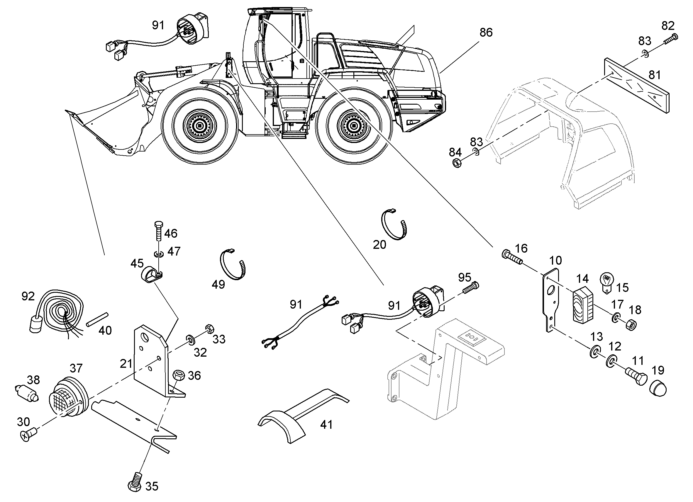 ЗЕРКАЛО 93010764 LIEBHERR