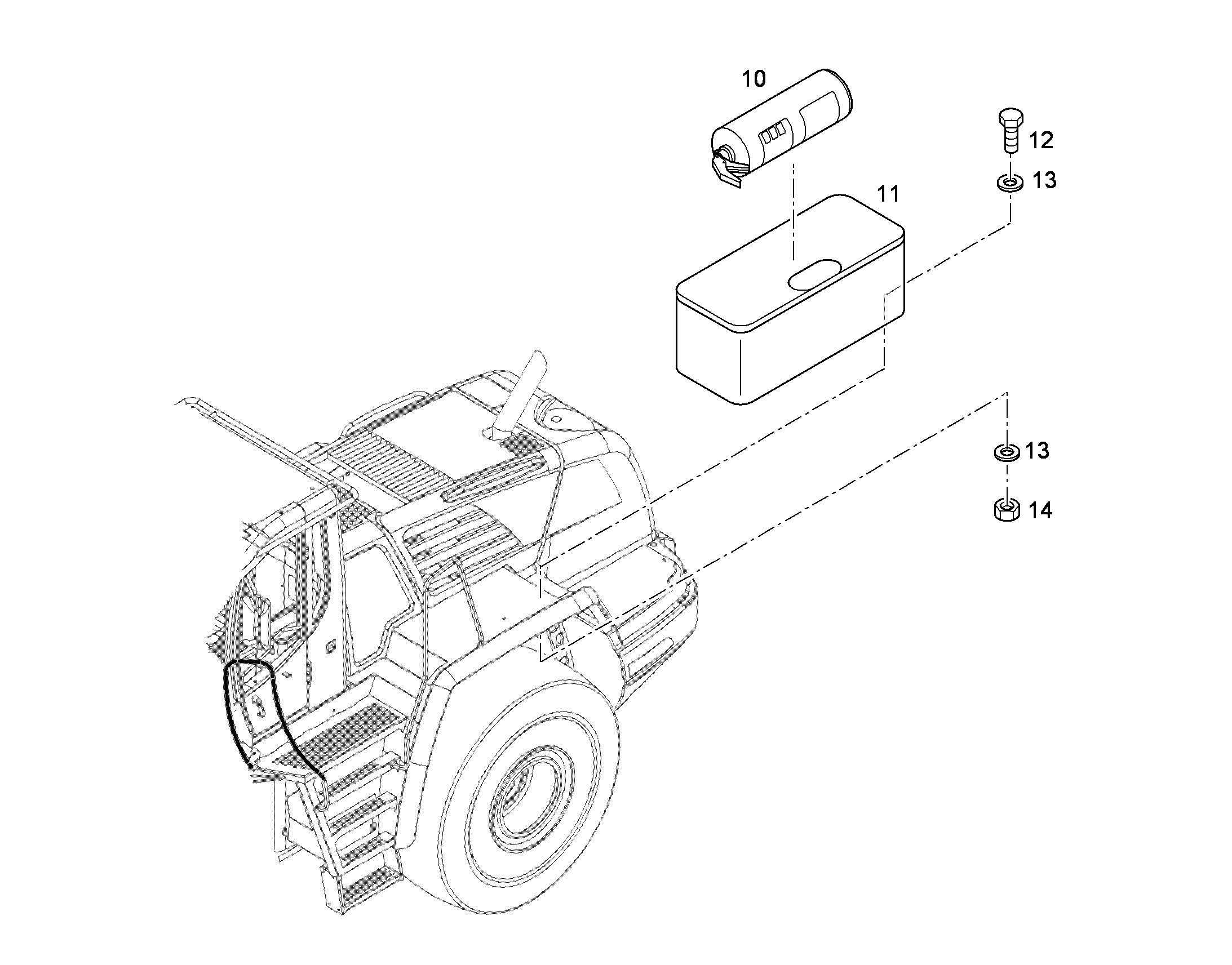 ОГНЕТУШИТЕЛЬ ABC 6 kg 10044185 LIEBHERR