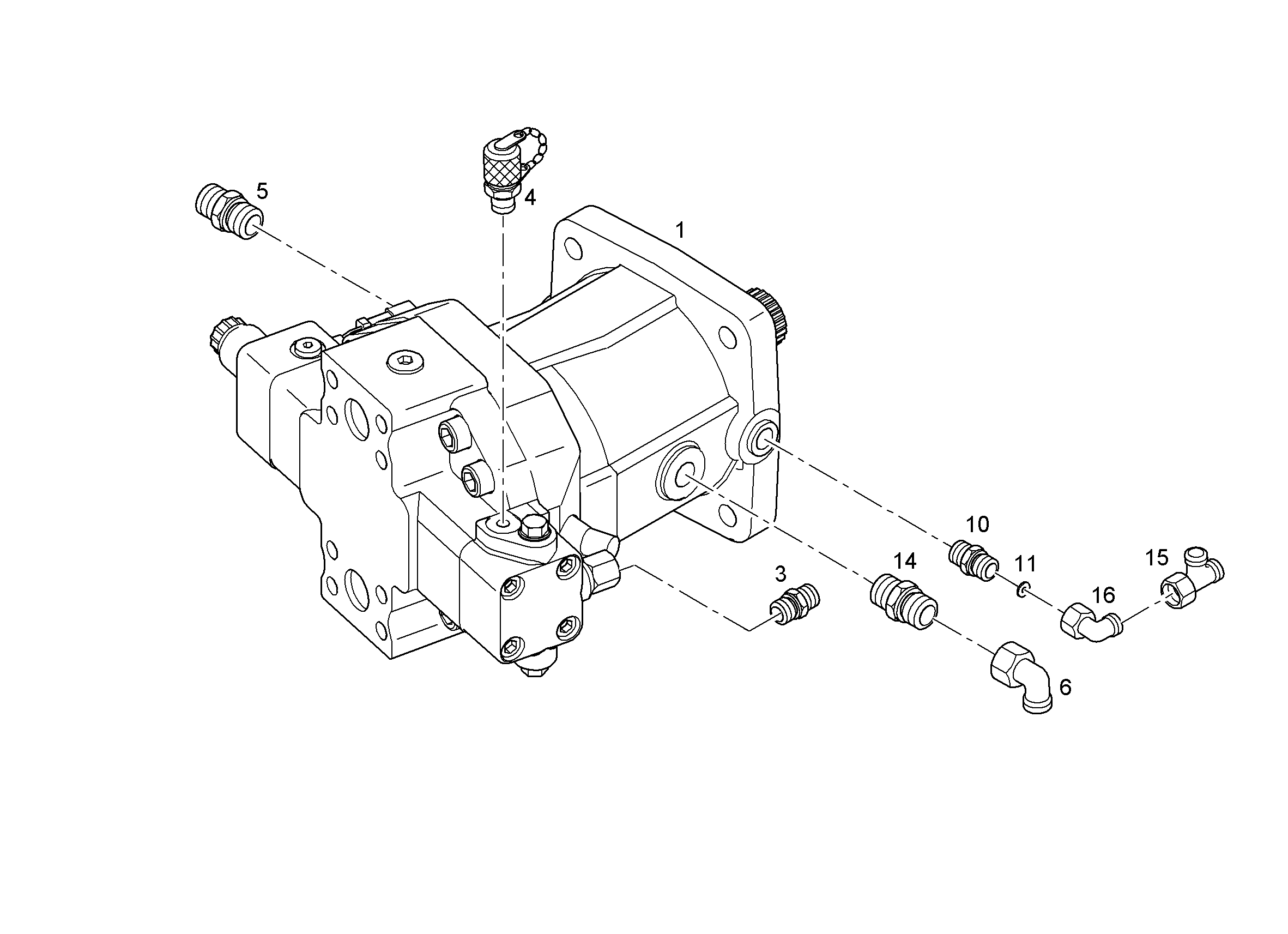 ДВИГАТЕЛЬ РЕГУЛИРУЕМЫЙ A6VM 80cm³/U 10290082 LIEBHERR