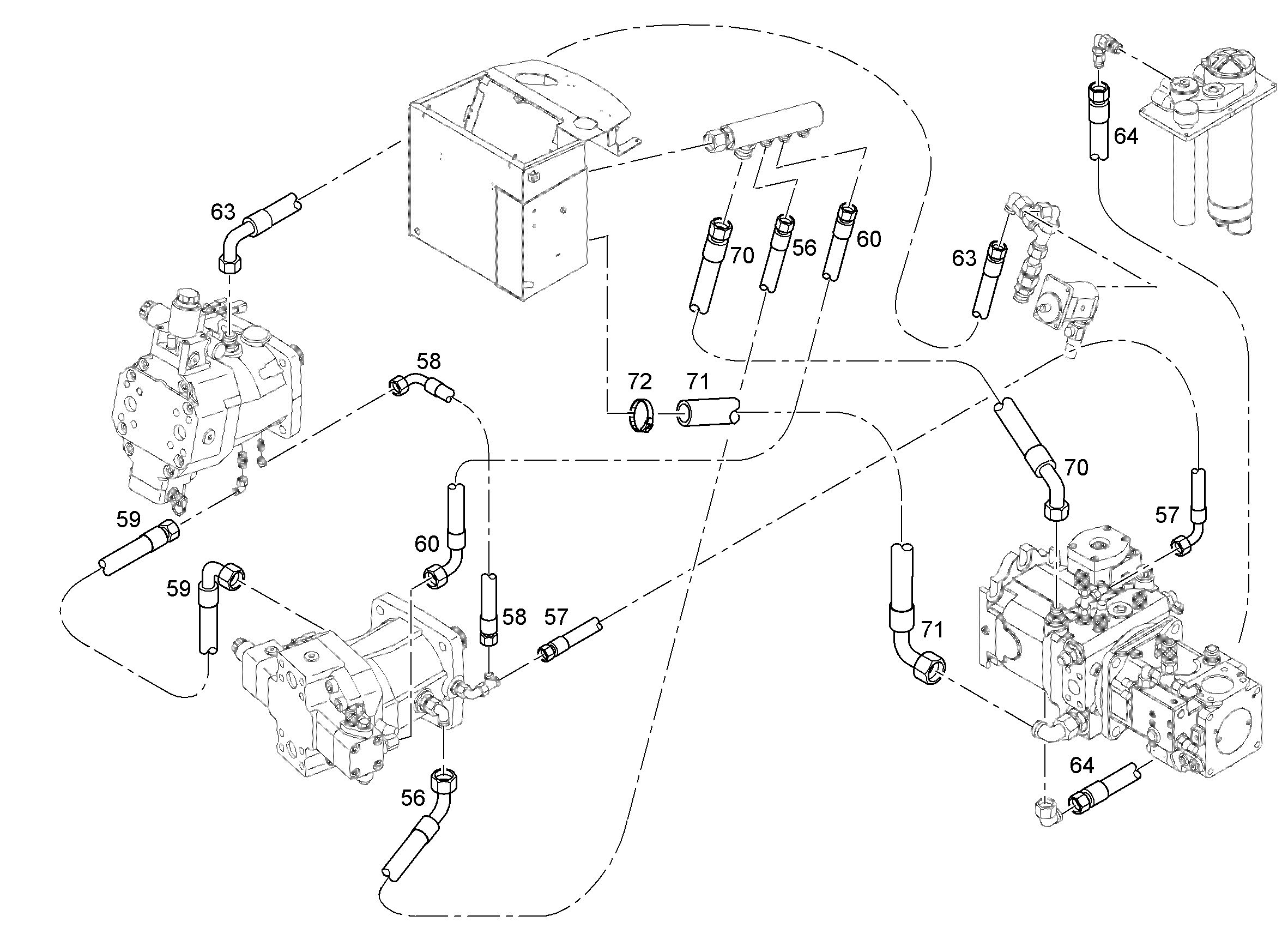 ШЛАНГ 25X3500 10015085 LIEBHERR