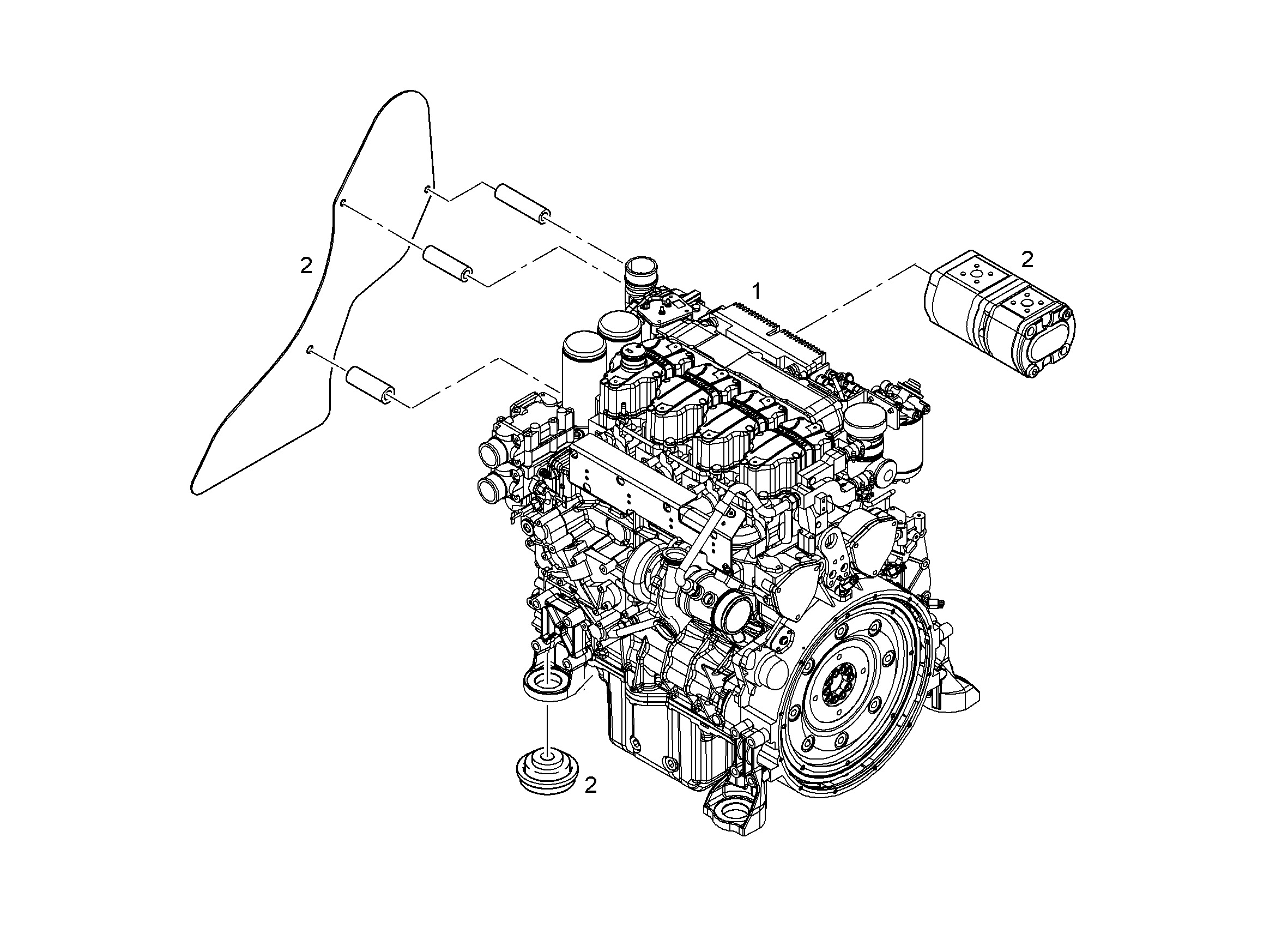 ЧАСТИ ДВИГАТЕЛЬ 8921287 LIEBHERR