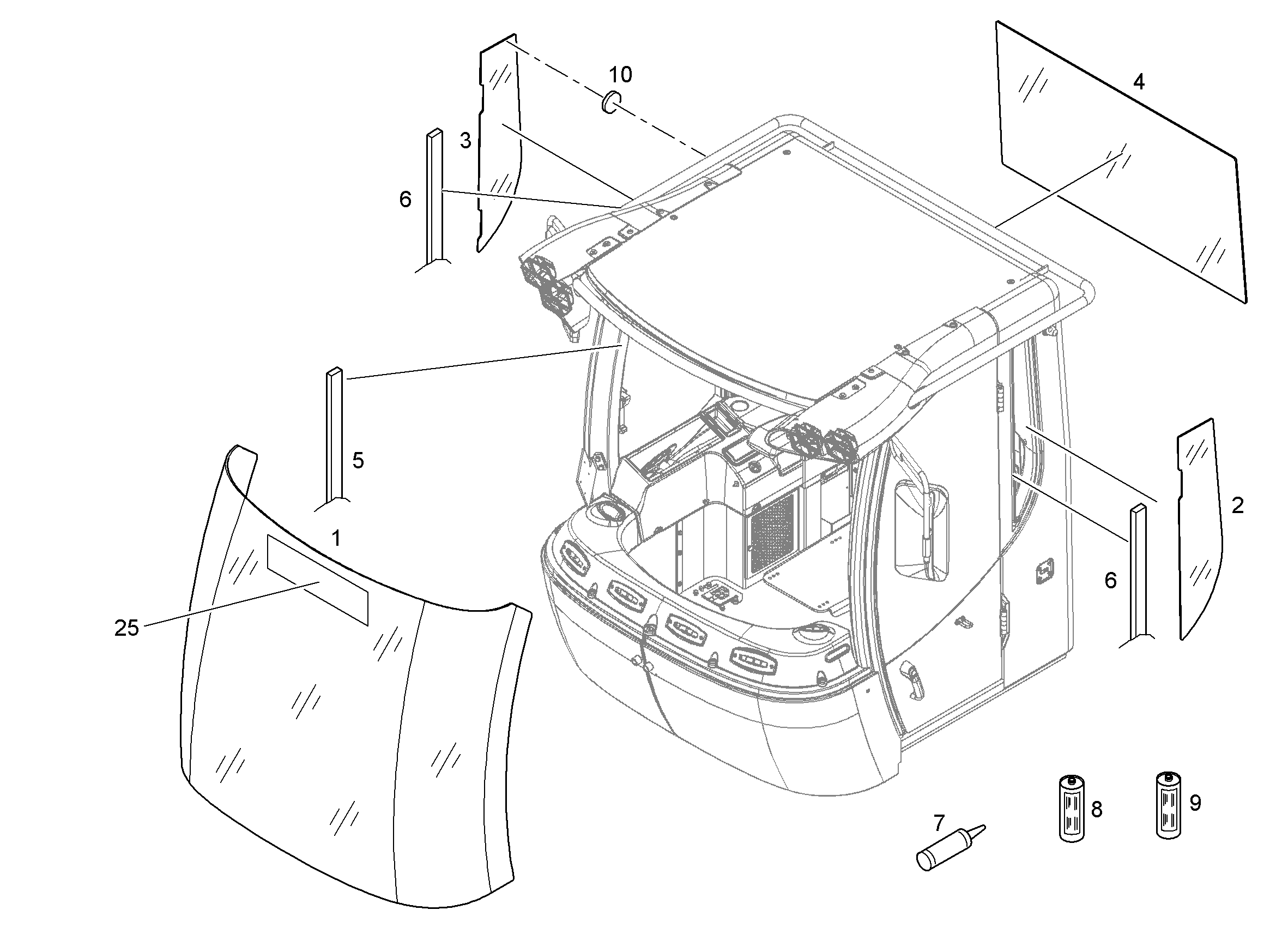 ПЛЕНКА КЛЕЯЩАЯСЯ 8922891 LIEBHERR