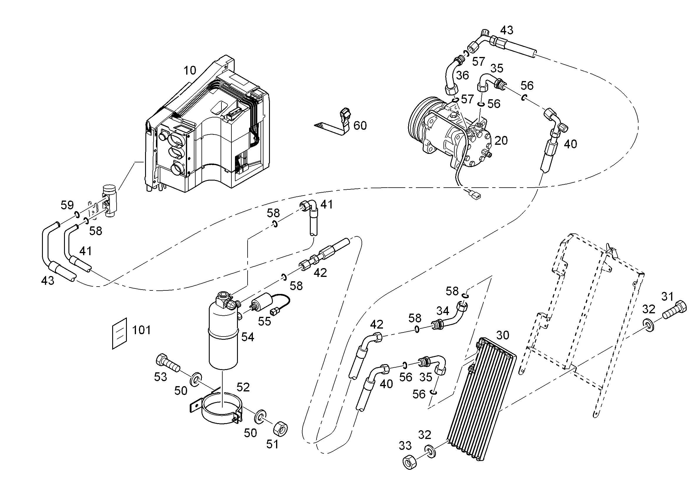 ШЕСТИГРАННАЯ ГАЙКА M8 4635116 LIEBHERR