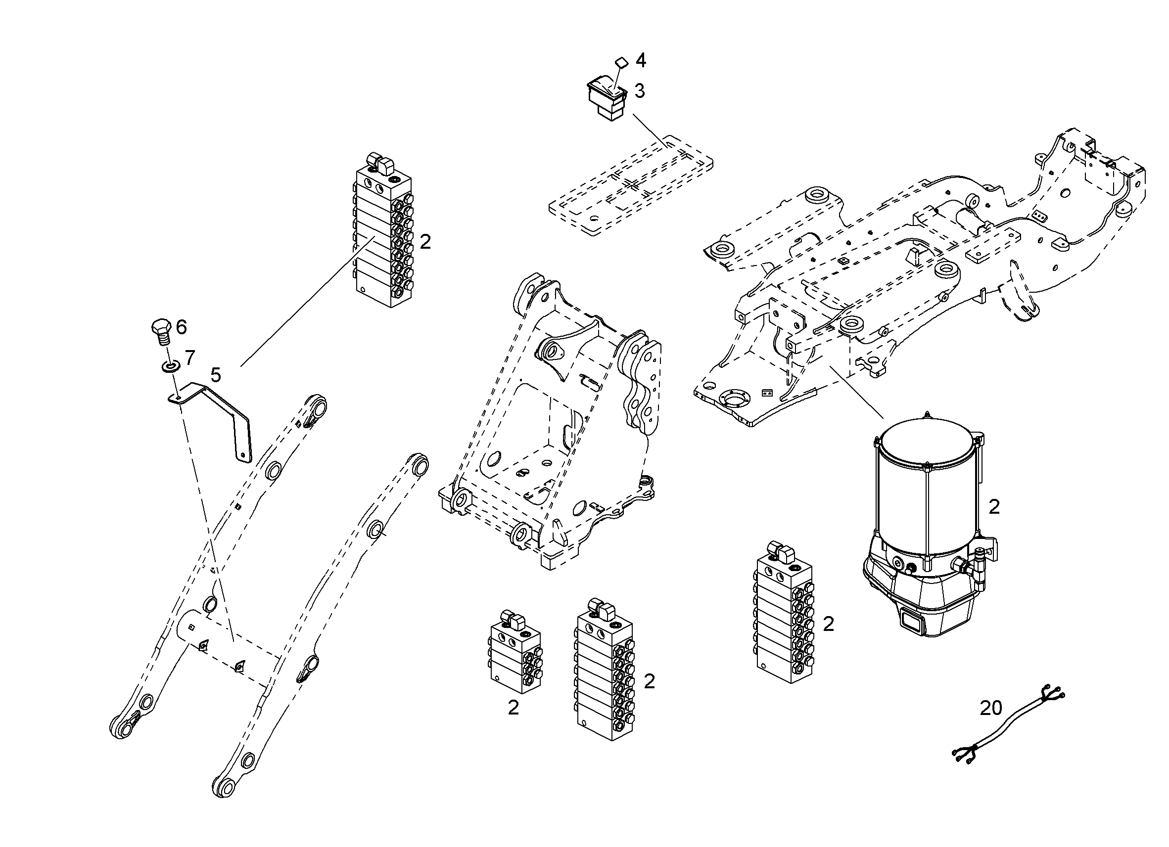 СИСТЕМА СМАЗКИ 11081541 LIEBHERR