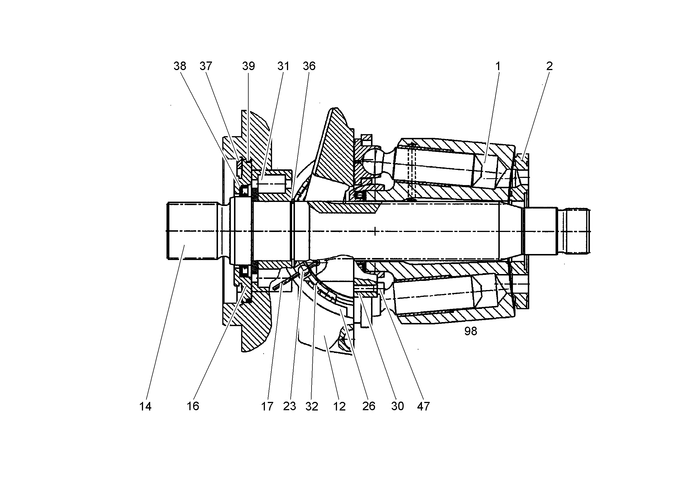 СТОПОРНОЕ КОЛЬЦО DIN 472 125 428103801 LIEBHERR