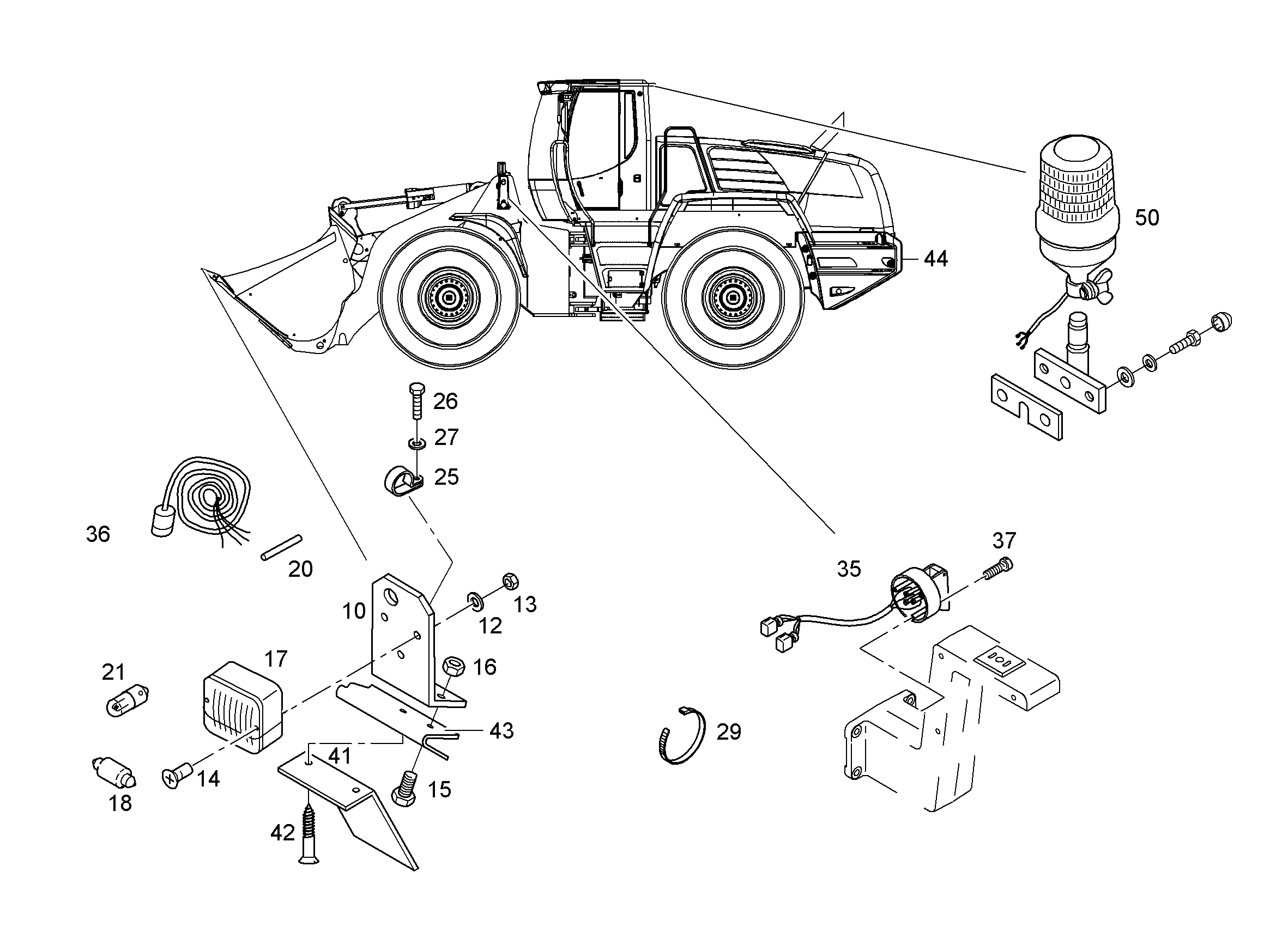 ПРОБЛЕСКОВЫЙ МАЯЧОК 8921771 LIEBHERR