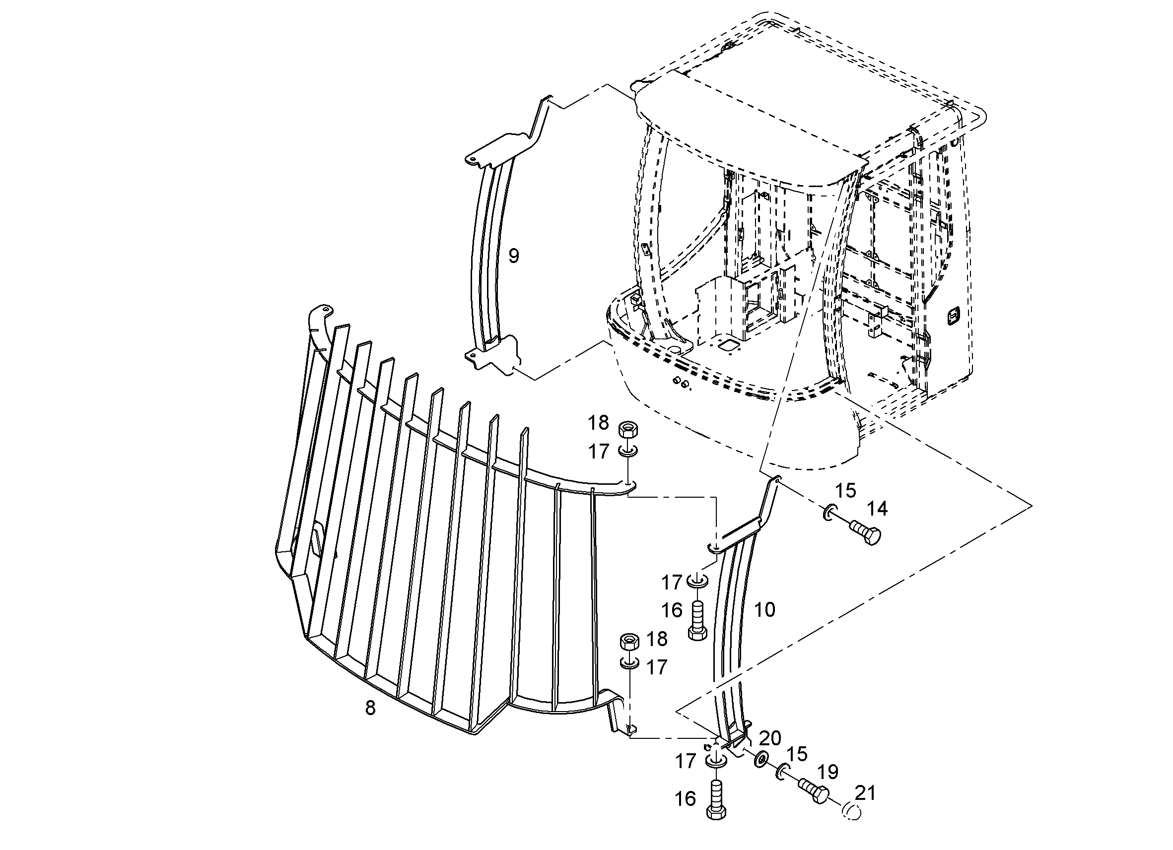 BEARING LEFT 8924086 LIEBHERR