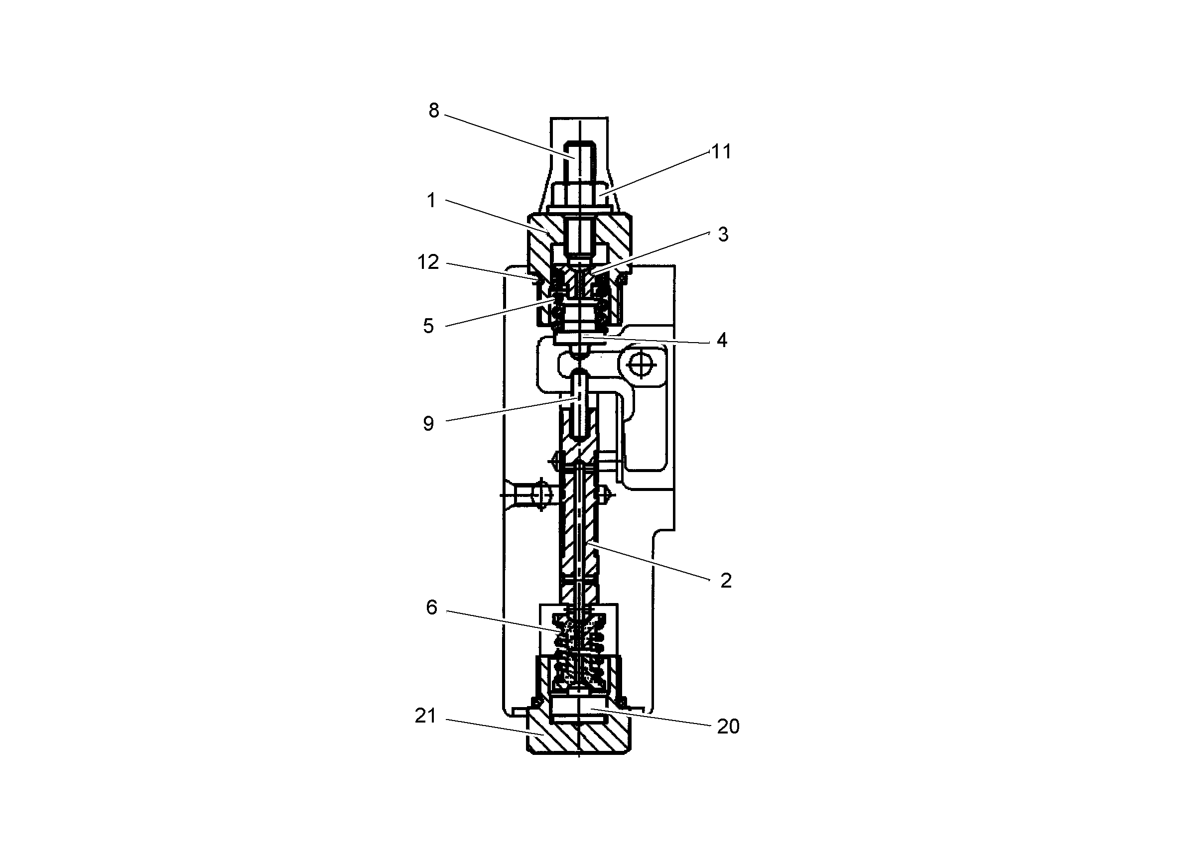ШТИФТ ПРУЖИННЫЙ 10000653 LIEBHERR