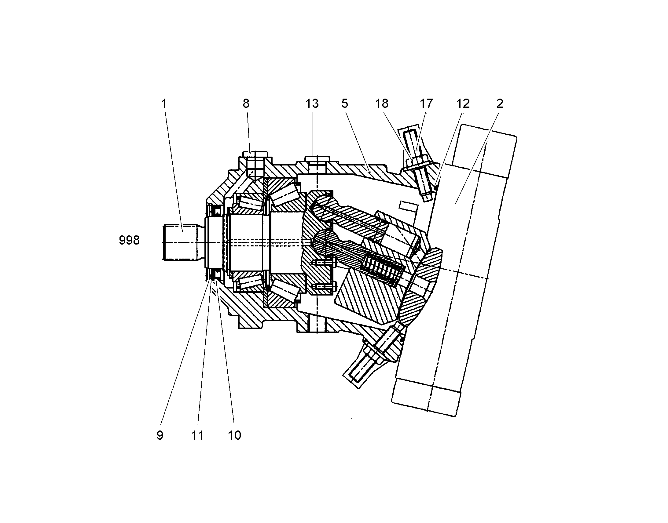 ГАЙКА С ФЛАНЦЕМ M12 514535508 LIEBHERR