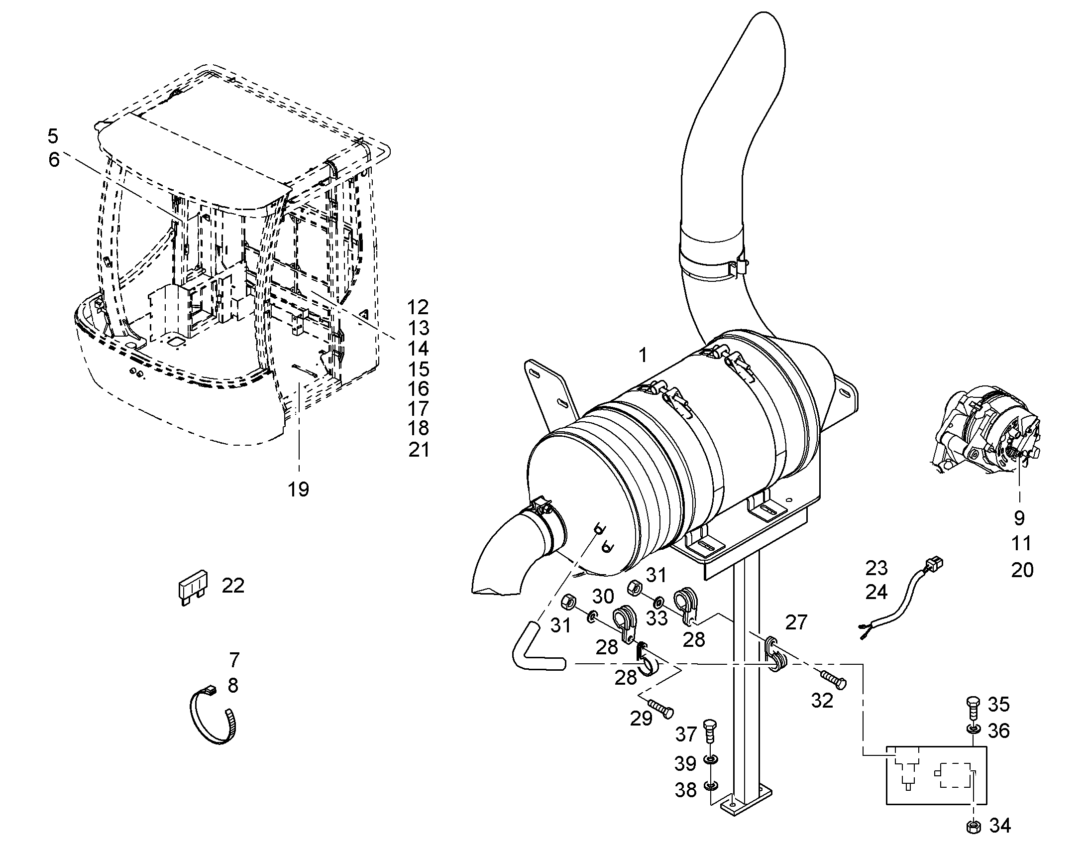 КАБЕЛЬ 4X 0,5mm² ABGESCHIRMT 10100871 LIEBHERR