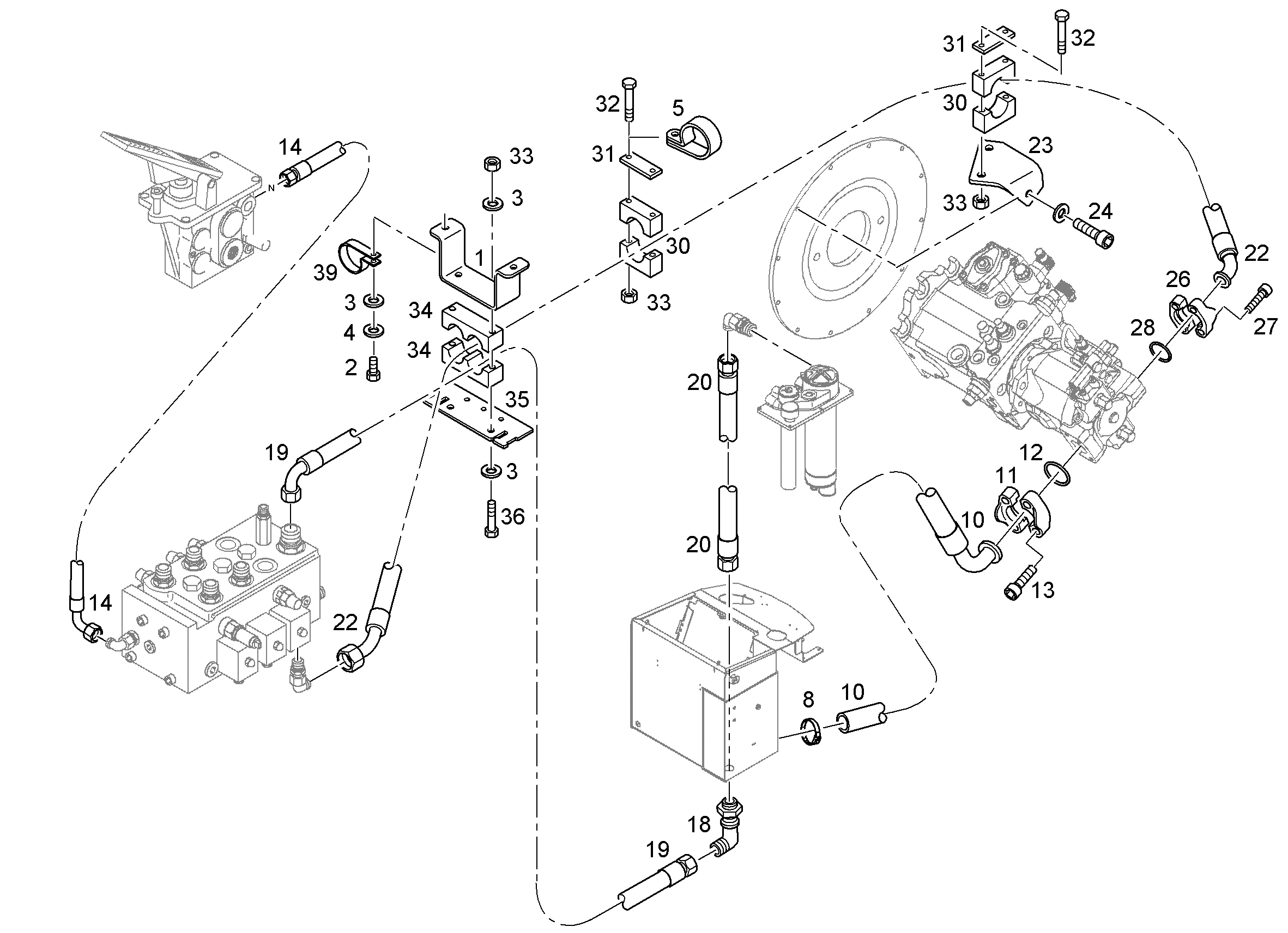 ШЛАНГ 50X930 10331320 LIEBHERR
