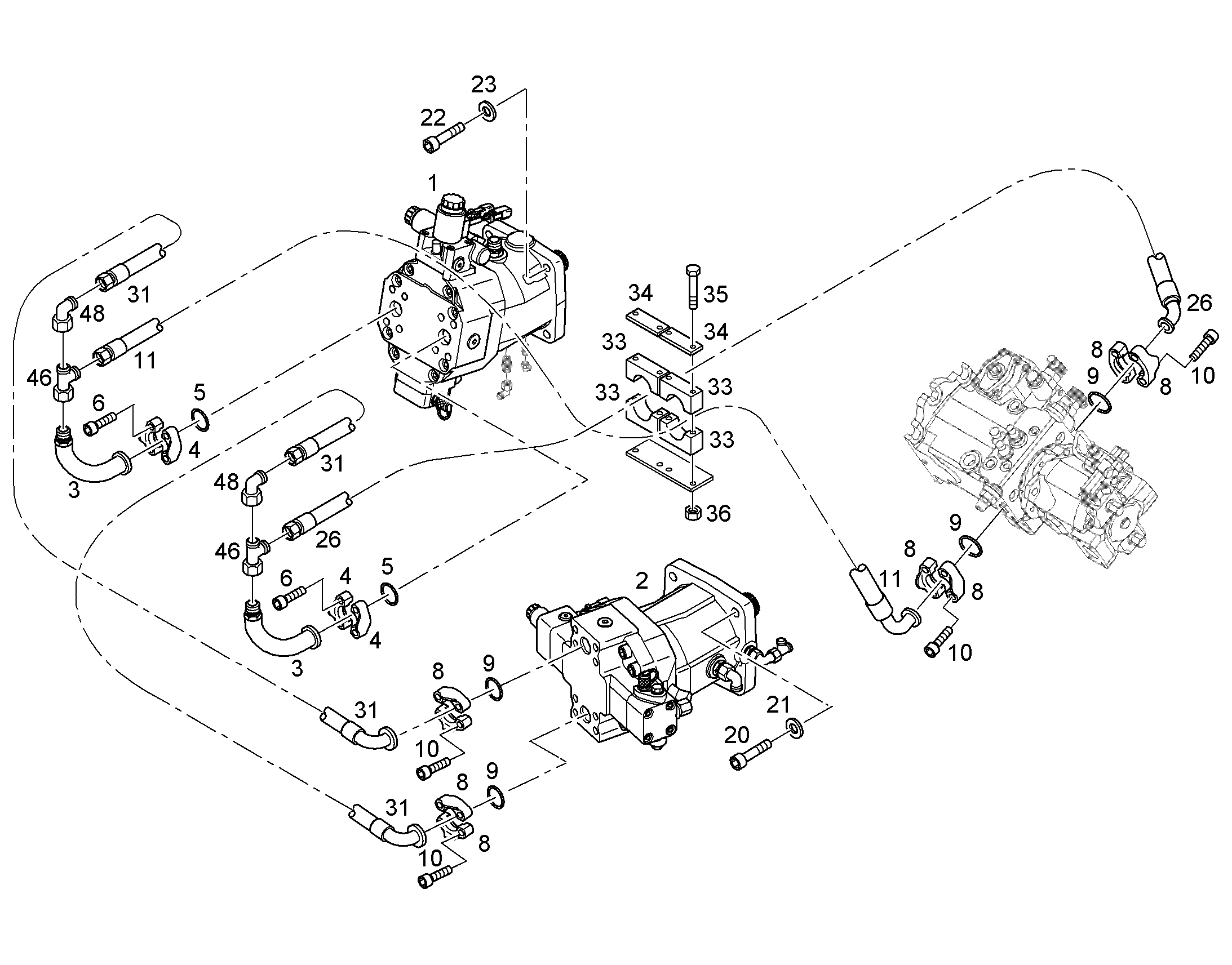 КОЛЕНО ТРУБНОЕ 8921433 LIEBHERR