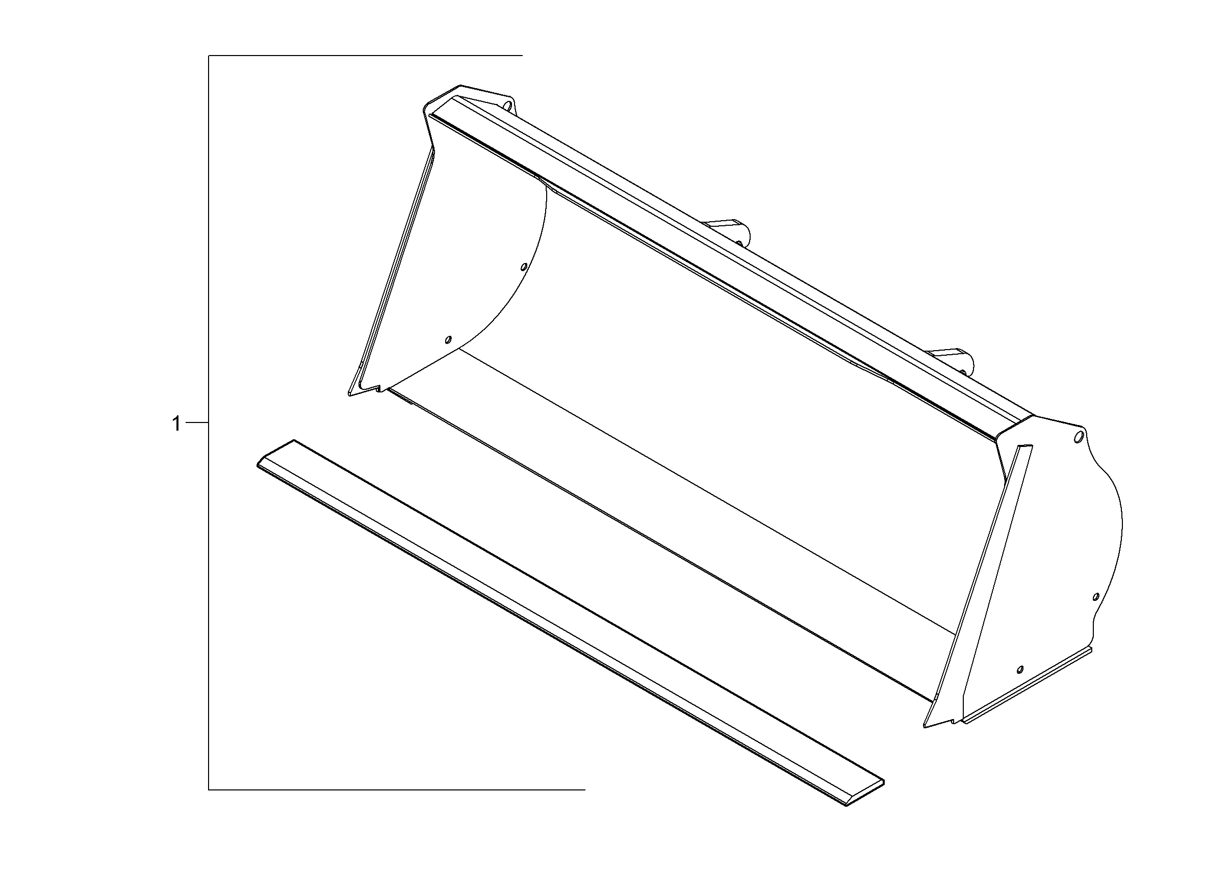 КОВШ 2330mm 1,2m³ 8928510 LIEBHERR