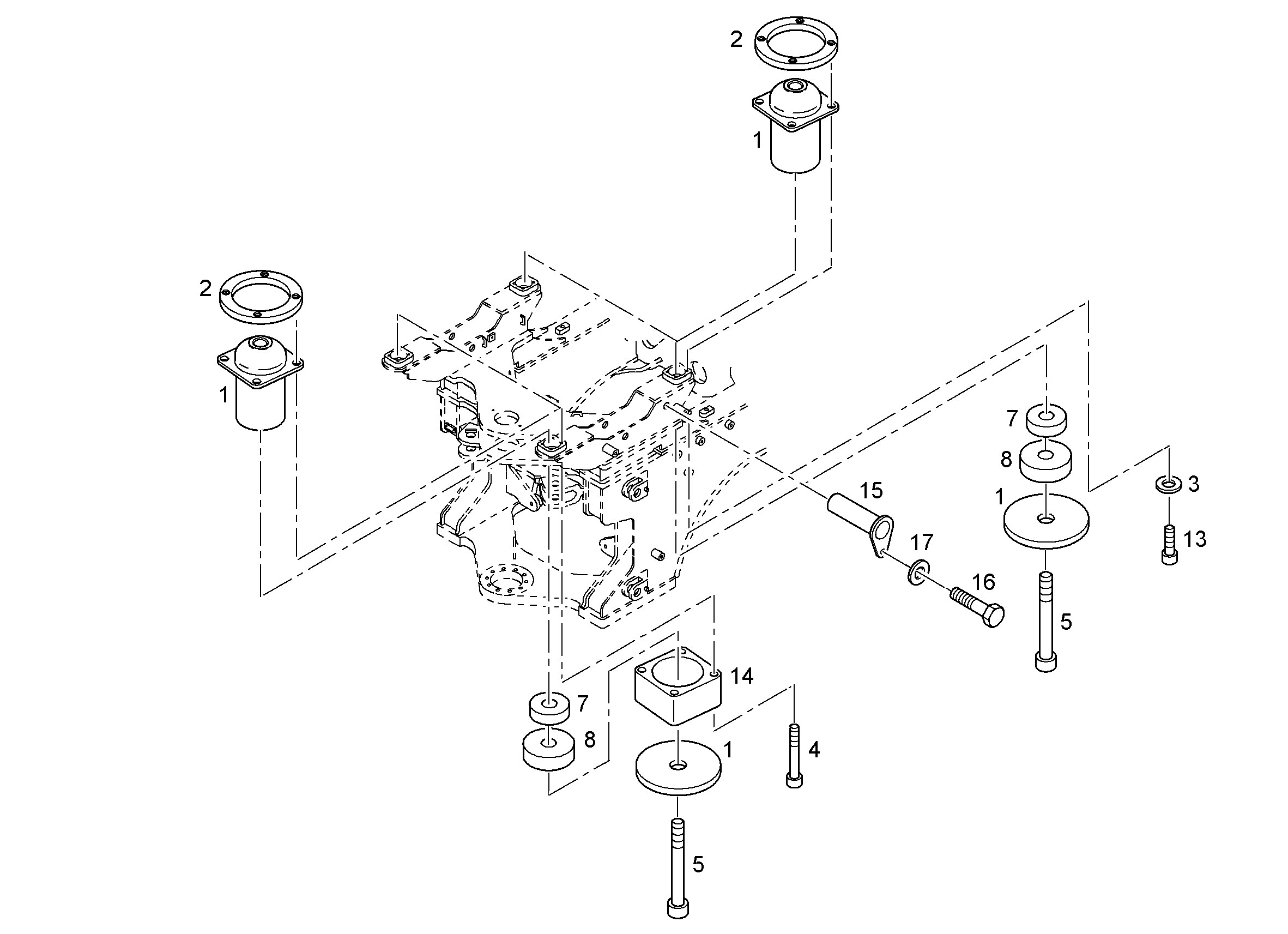 РАСПОРКА 8923467 LIEBHERR