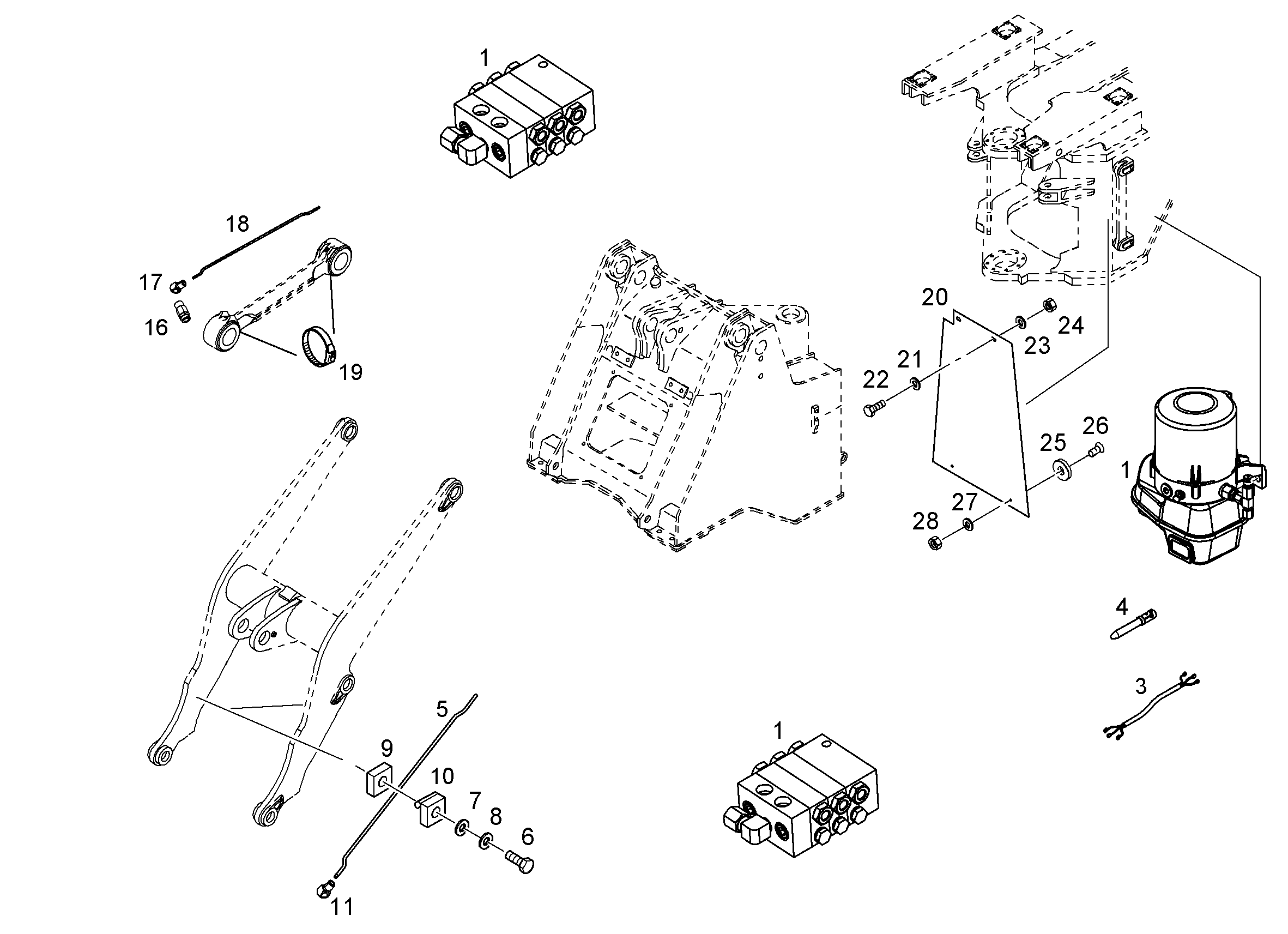 СОЕДИНИТЕЛЬНЫЙ ПРОВОД 3X2,5 0,80m DT04-3P 10014589 LIEBHERR