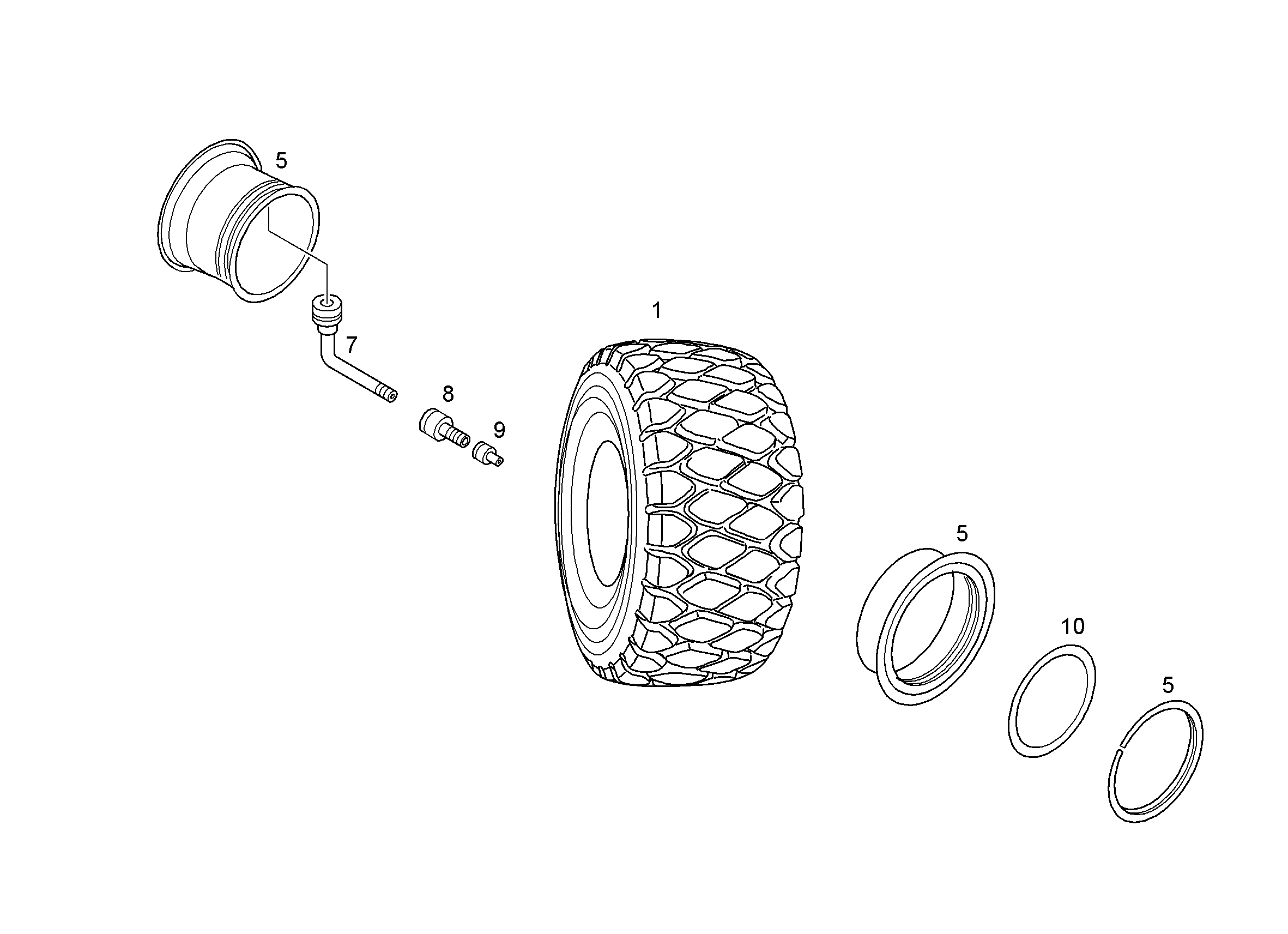ШИНА BRIDGESTONE 20,5/80 R 25 11005622 LIEBHERR