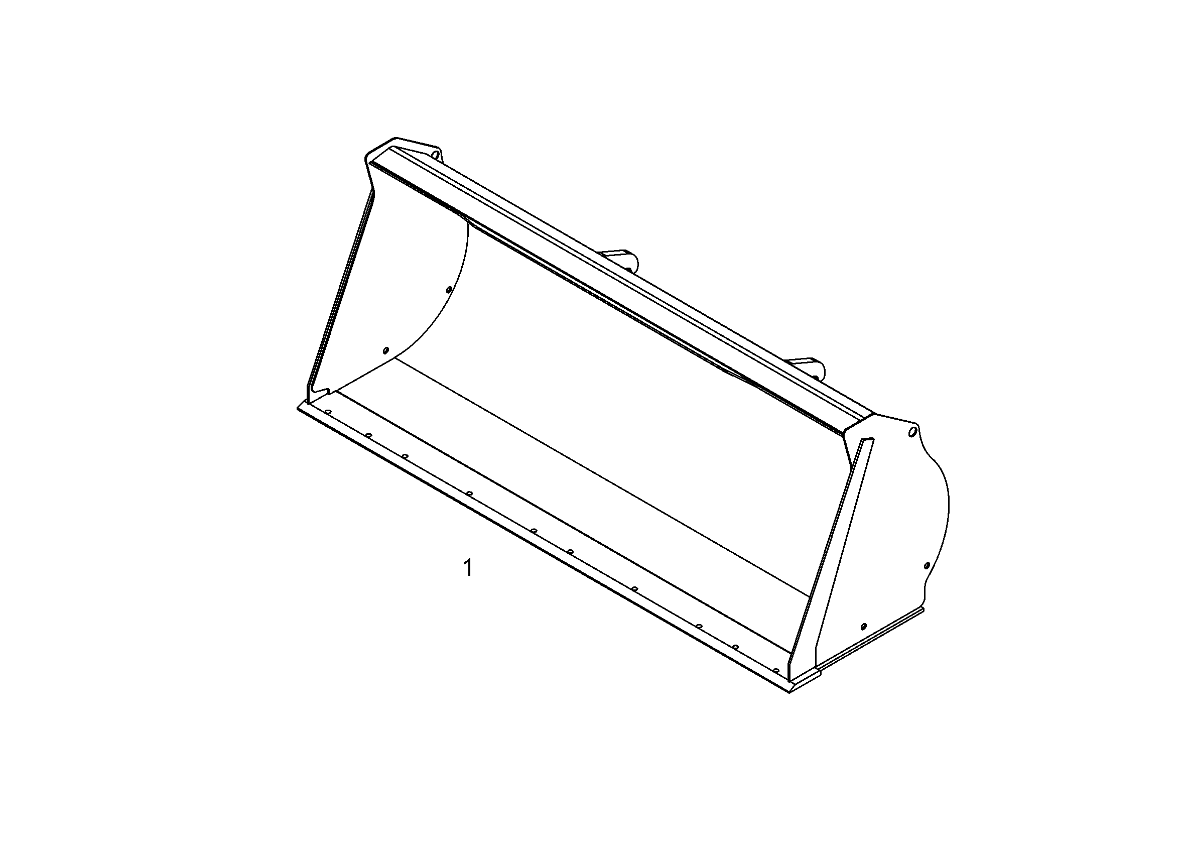 КОВШ ОТКИДНОЙ 3000mm 4,5m³ 10323531 LIEBHERR