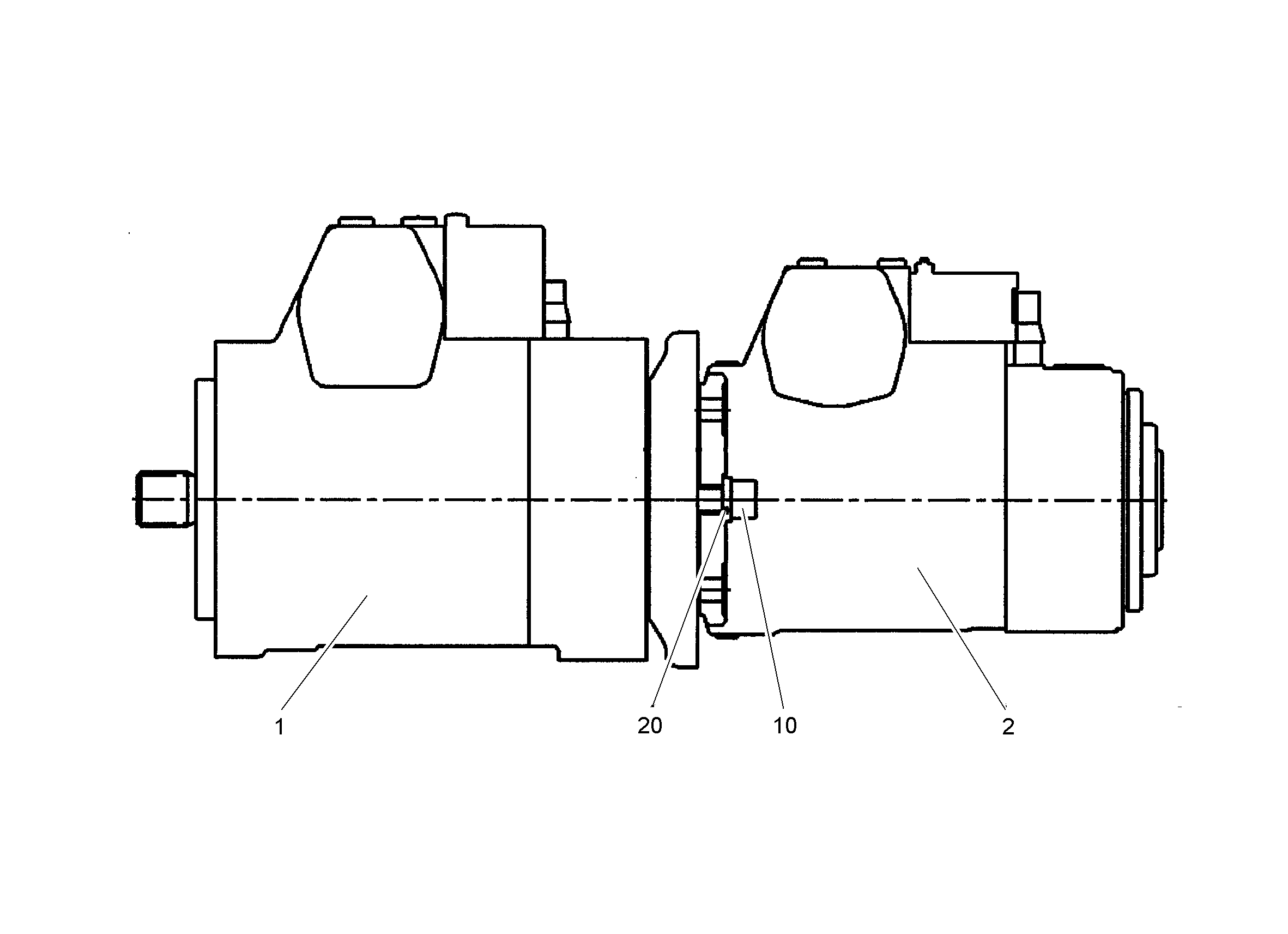 ГИДРОНАСОС РЕГУЛИРОВОЧНЫЙ A4VG+A4VG 90+90cm³/U 12202799 LIEBHERR