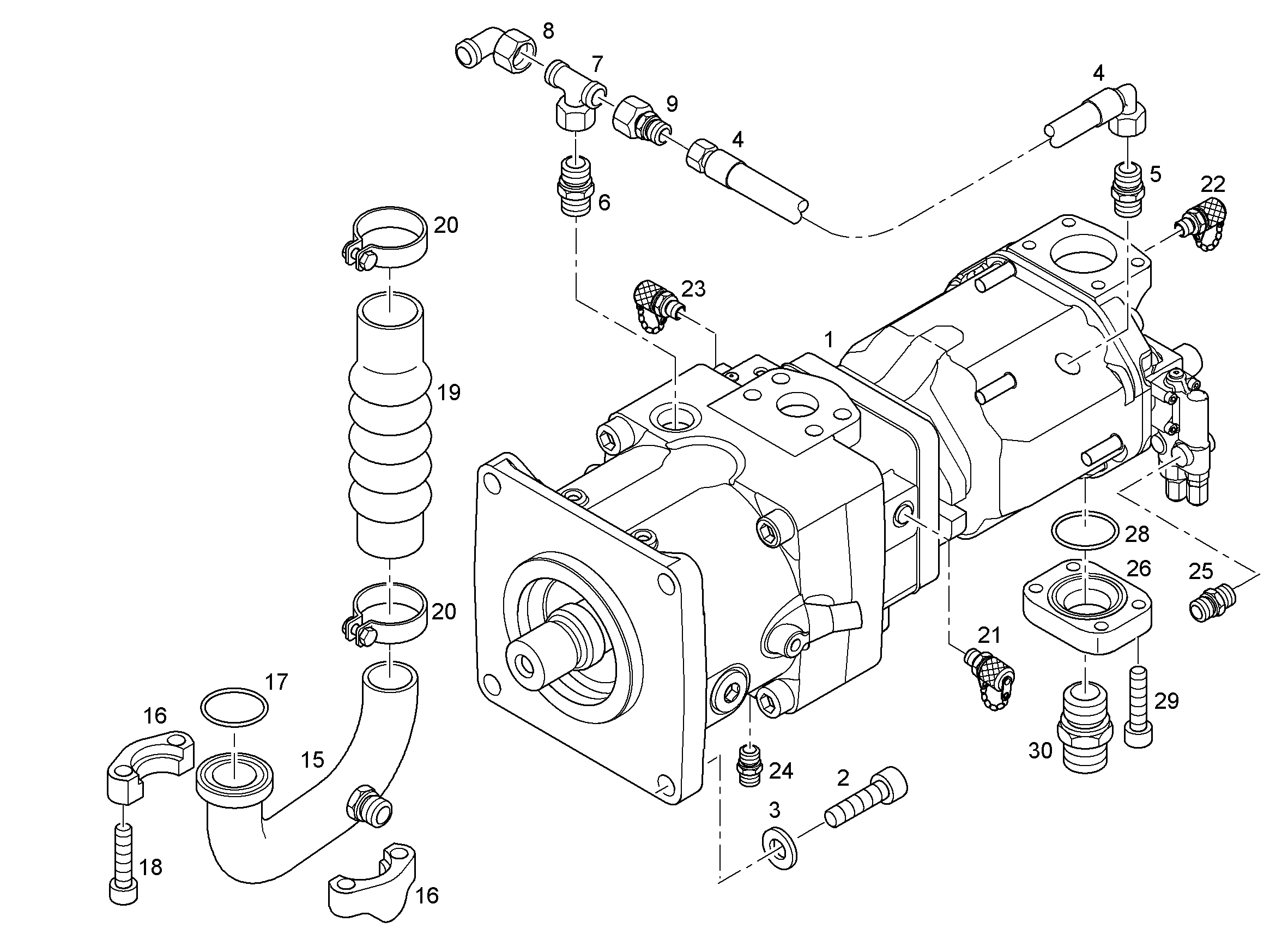ПОЛУФЛАНЕЦ SAE 3 1/2' CODE 61 5604326 LIEBHERR