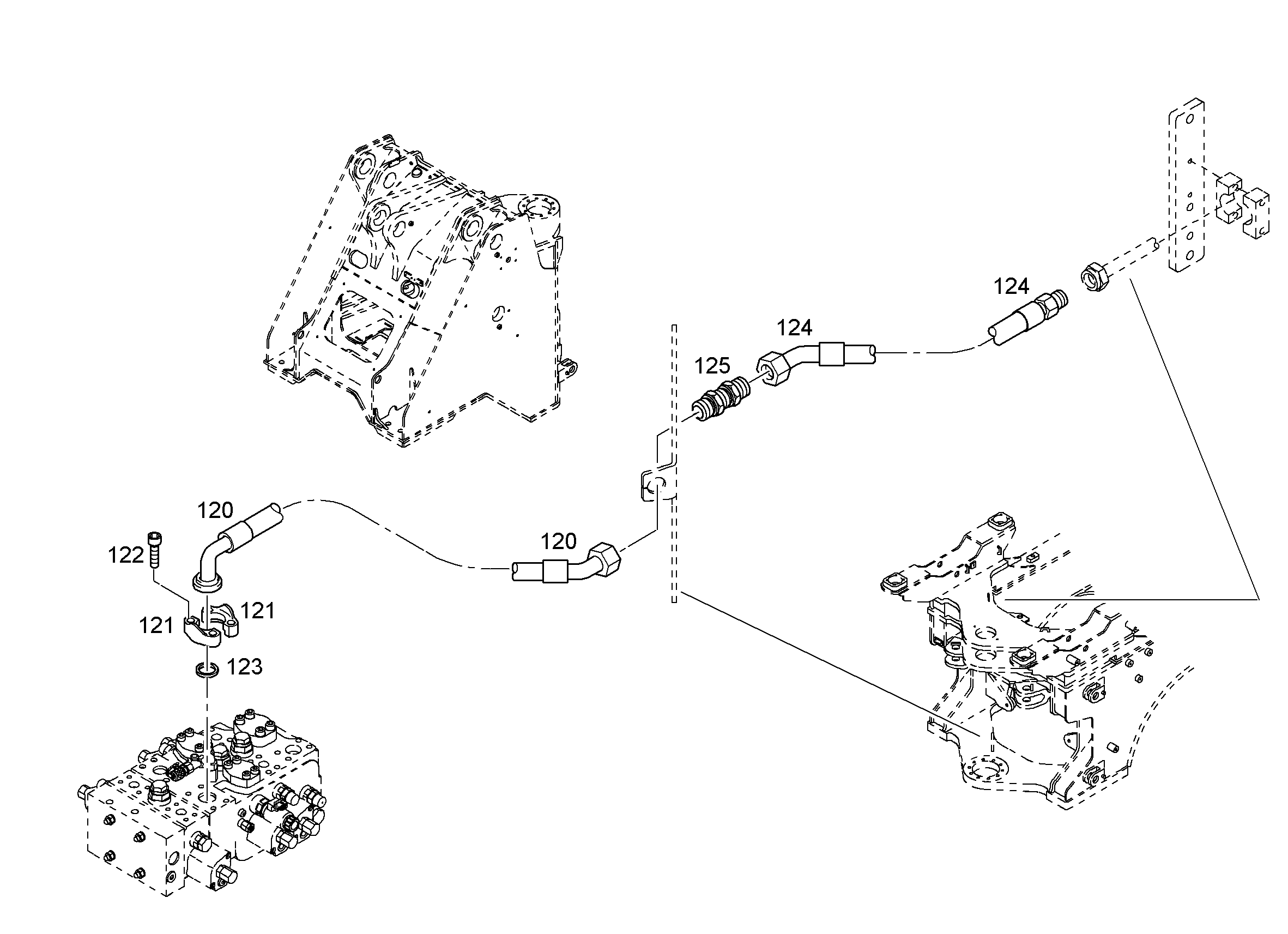 ШЛАНГ 40X1750 10042881 LIEBHERR