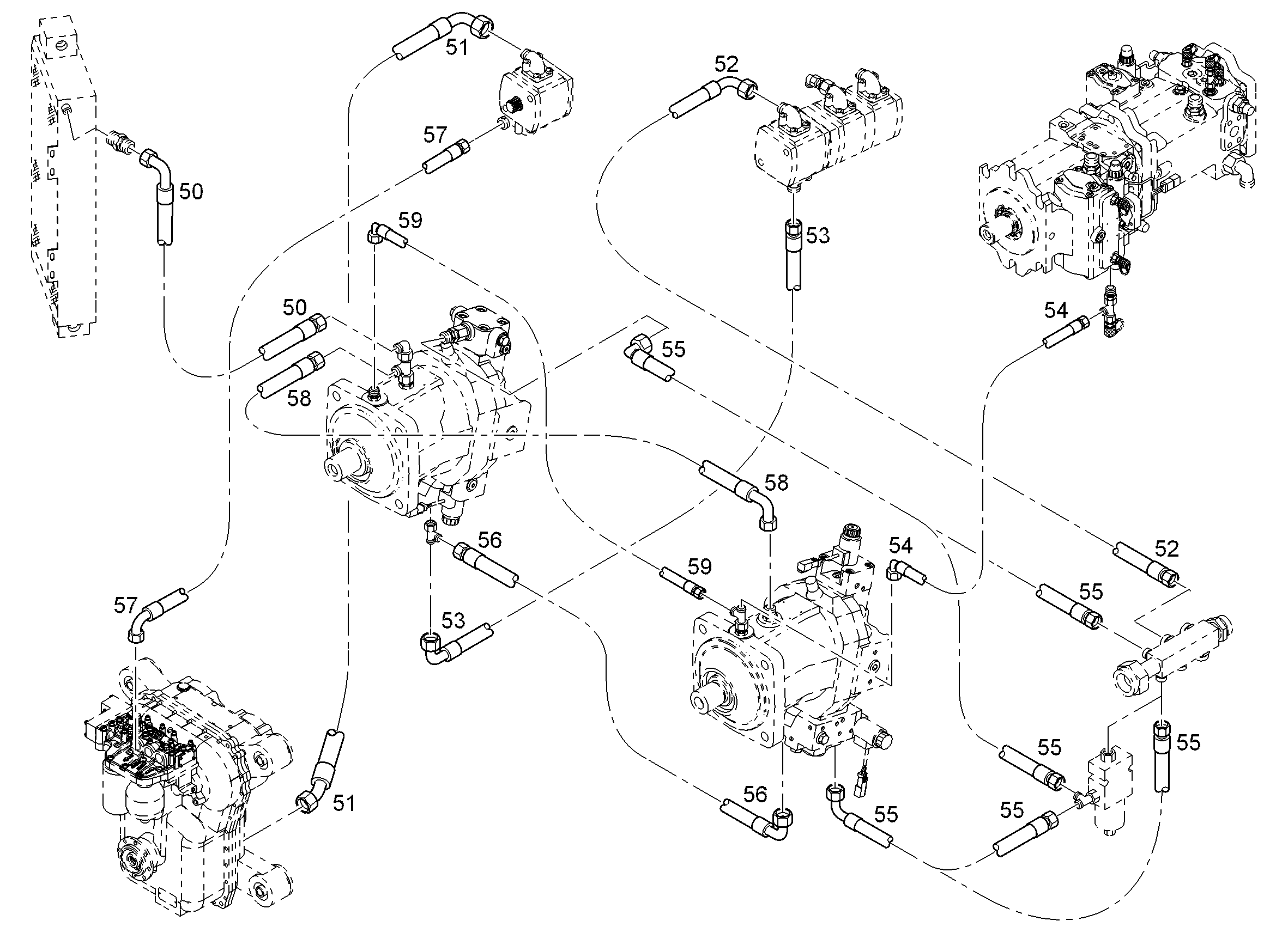 ШЛАНГ 25X2100 10042873 LIEBHERR