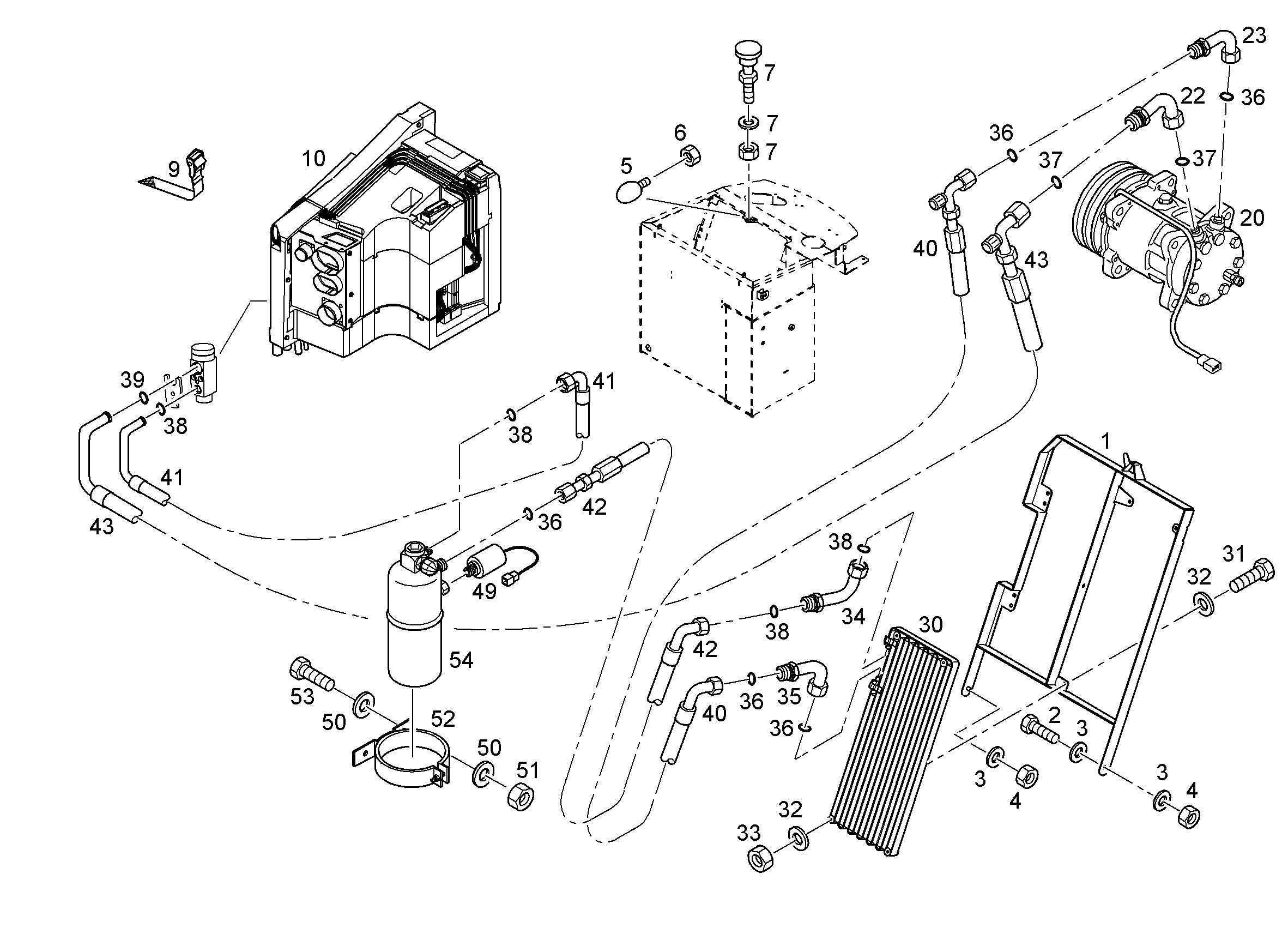 ШЛАНГ 10X2900 10337850 LIEBHERR