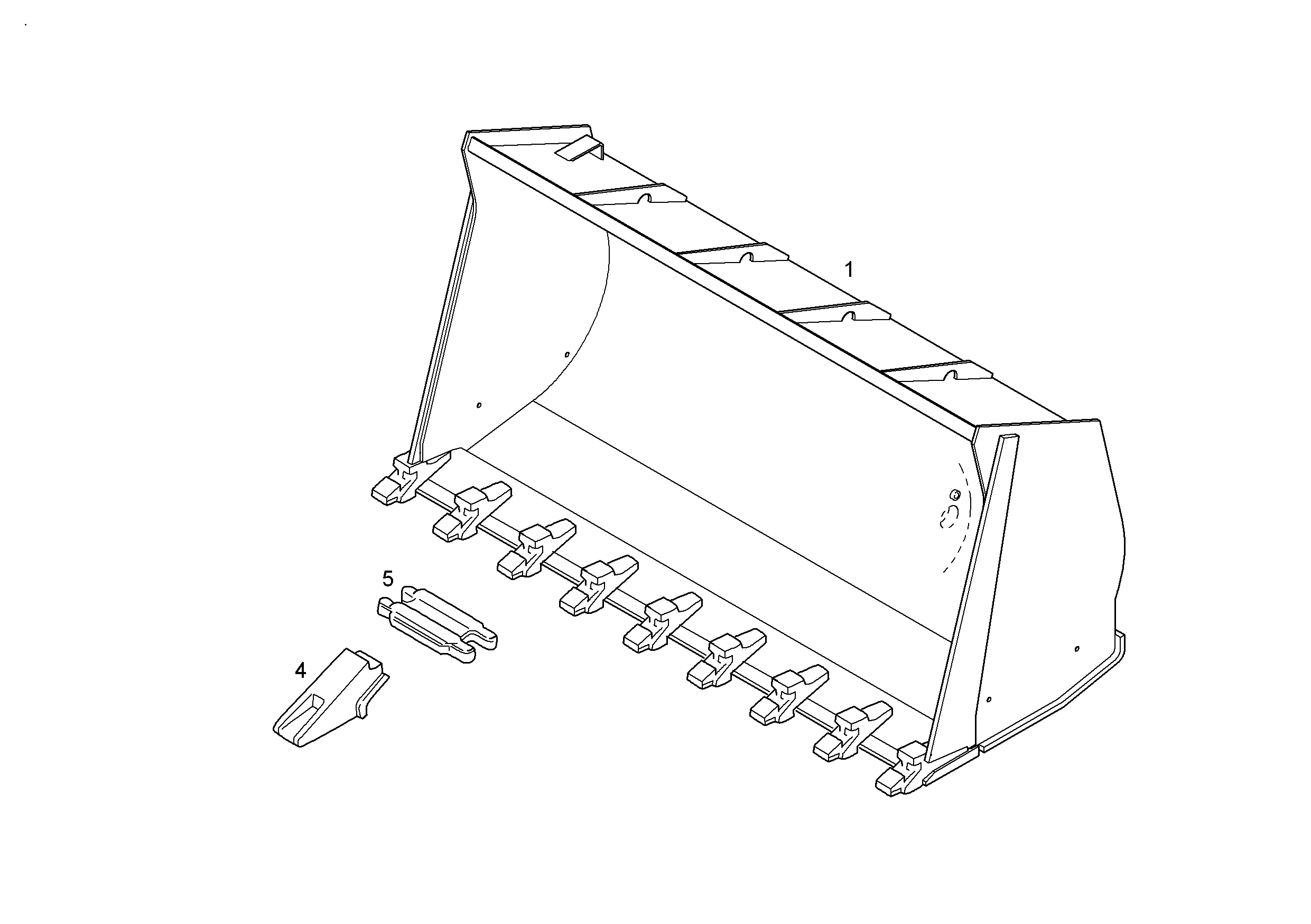 КОВШ HD 8923928 LIEBHERR