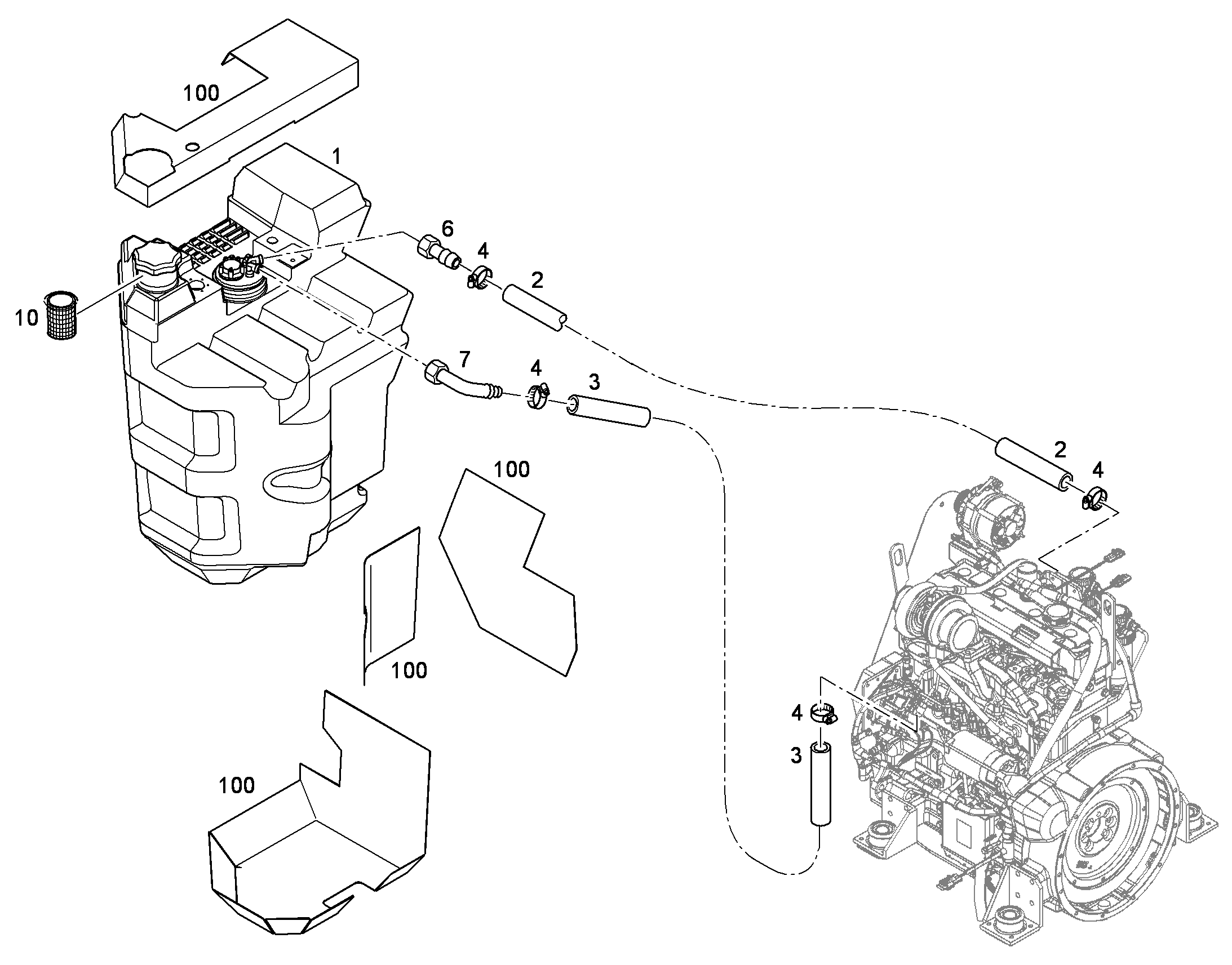 ФИТИНГИ ШЛАНГОВЫЕ DN8 10425052 LIEBHERR