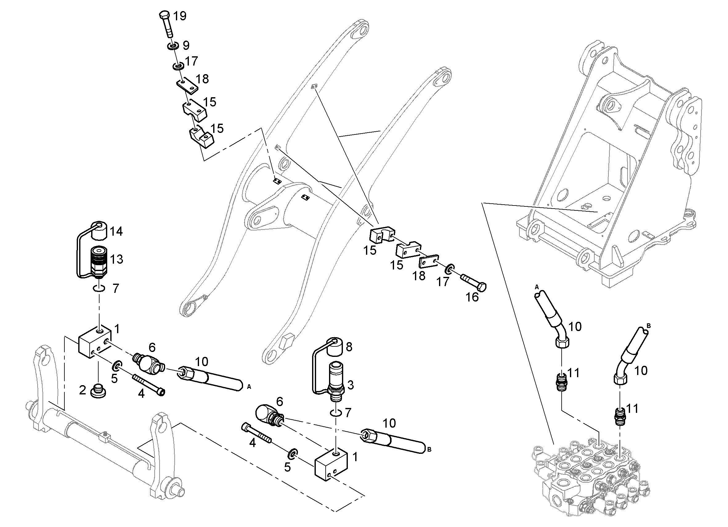 ШТЕПСЕЛЬ СОЕДИНИТЕЛЬНЫЙ M18x1,5-1/2' 10472989 LIEBHERR