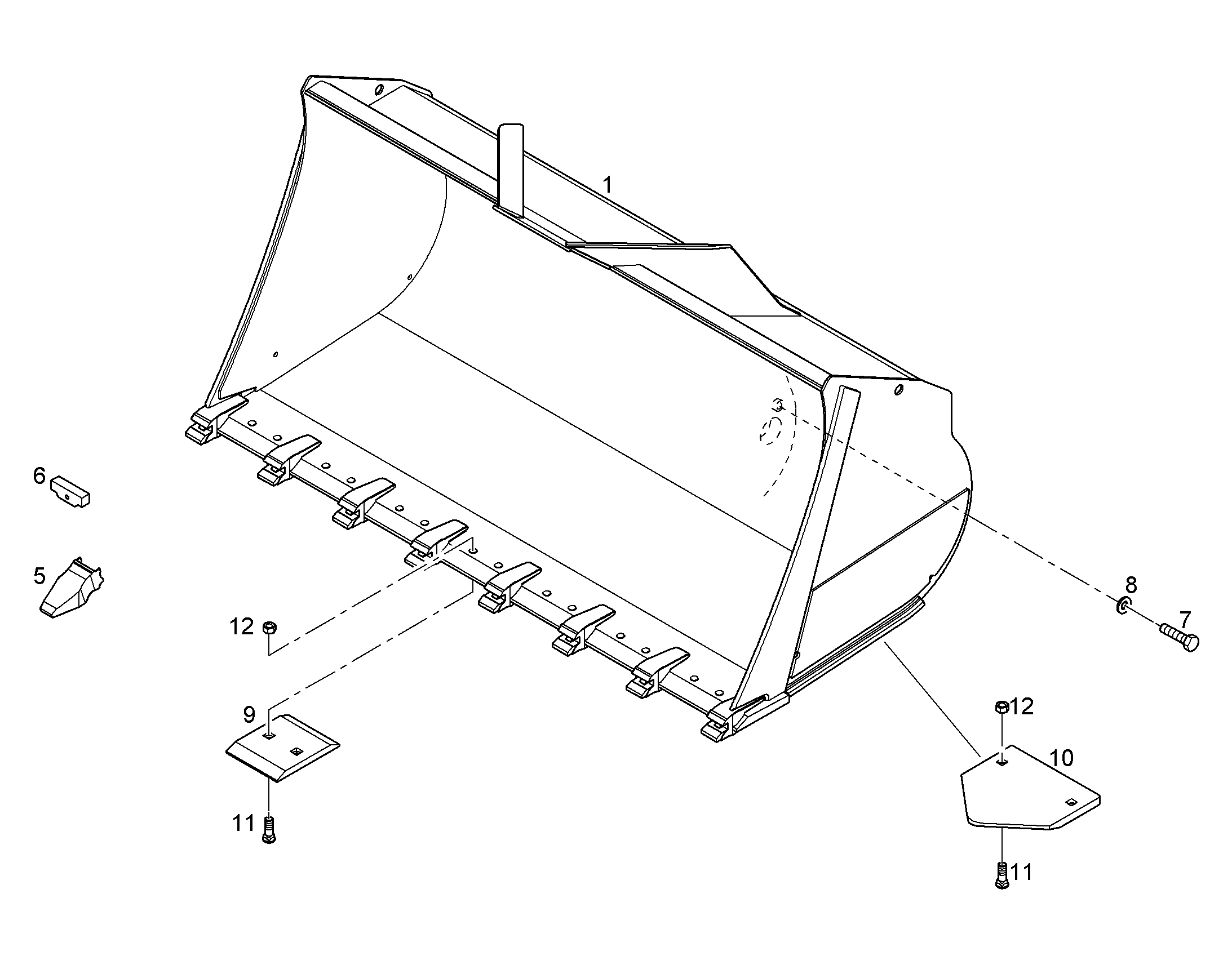 КОВШ 9067255 LIEBHERR