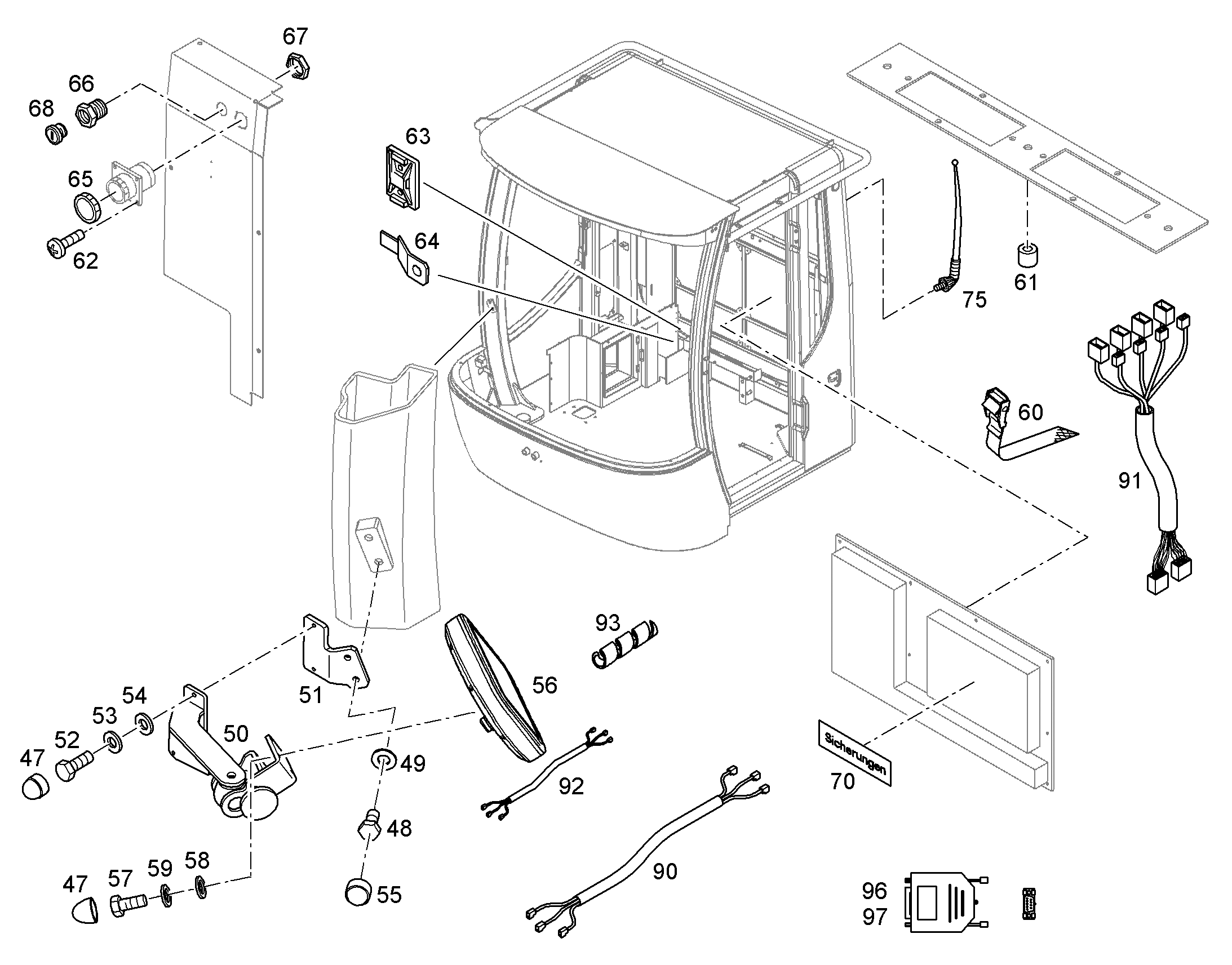 КОМПЛЕКТ ДЛЯ  ПЕРЕОБОРУДОВАНИЯ 93026660 LIEBHERR