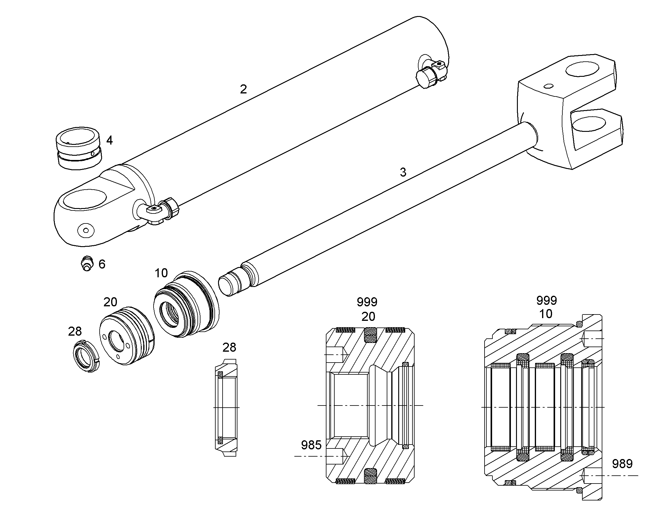 ШТОК ПОРШНЕВОЙ 10652173 LIEBHERR