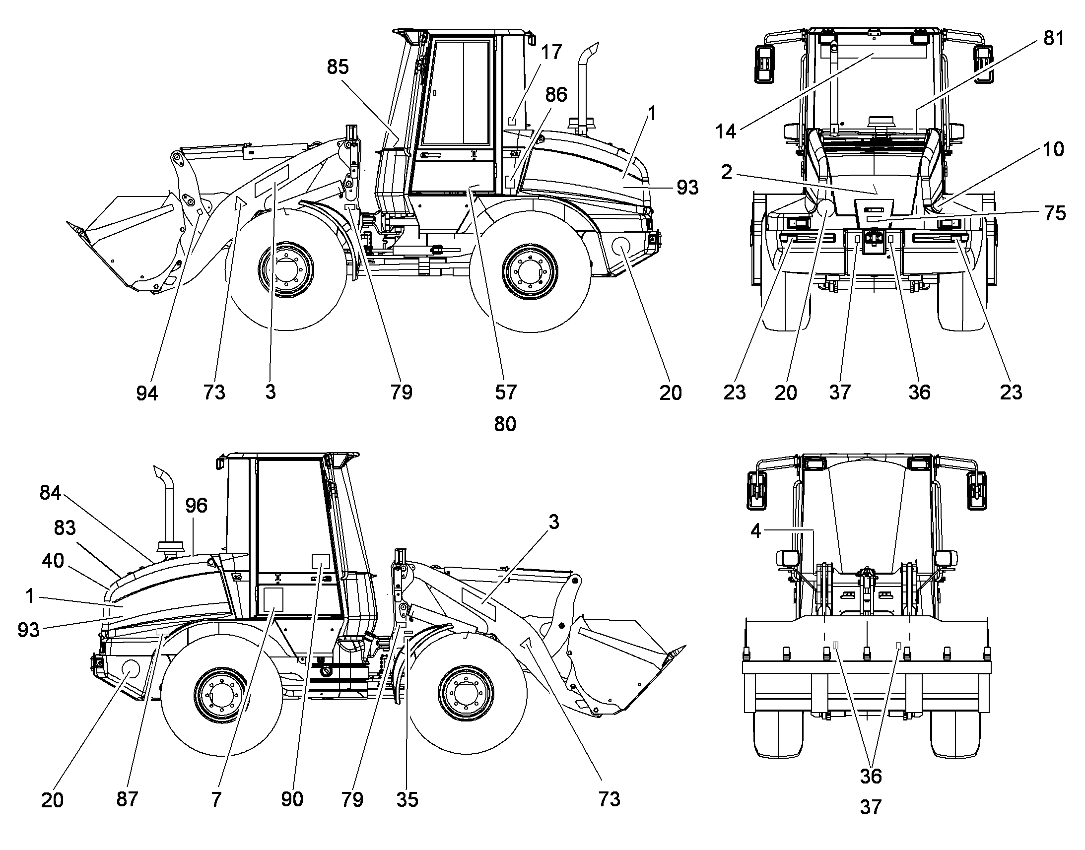 ТАБЛИЧКА SPEEDER Ø50mm 9069676 LIEBHERR
