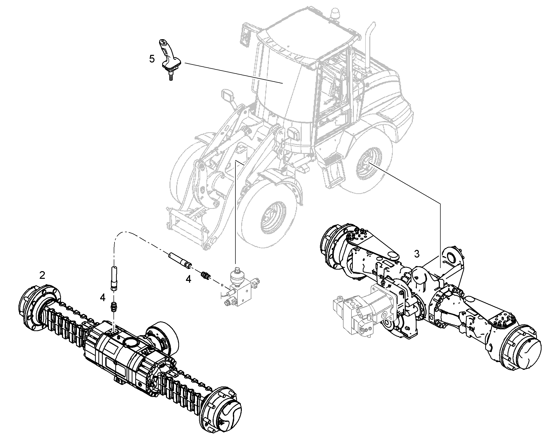 LH-ЧУВСТВ.ЭЛЕМ.РУКОЯТКИ ПРАВ. 9638357 LIEBHERR