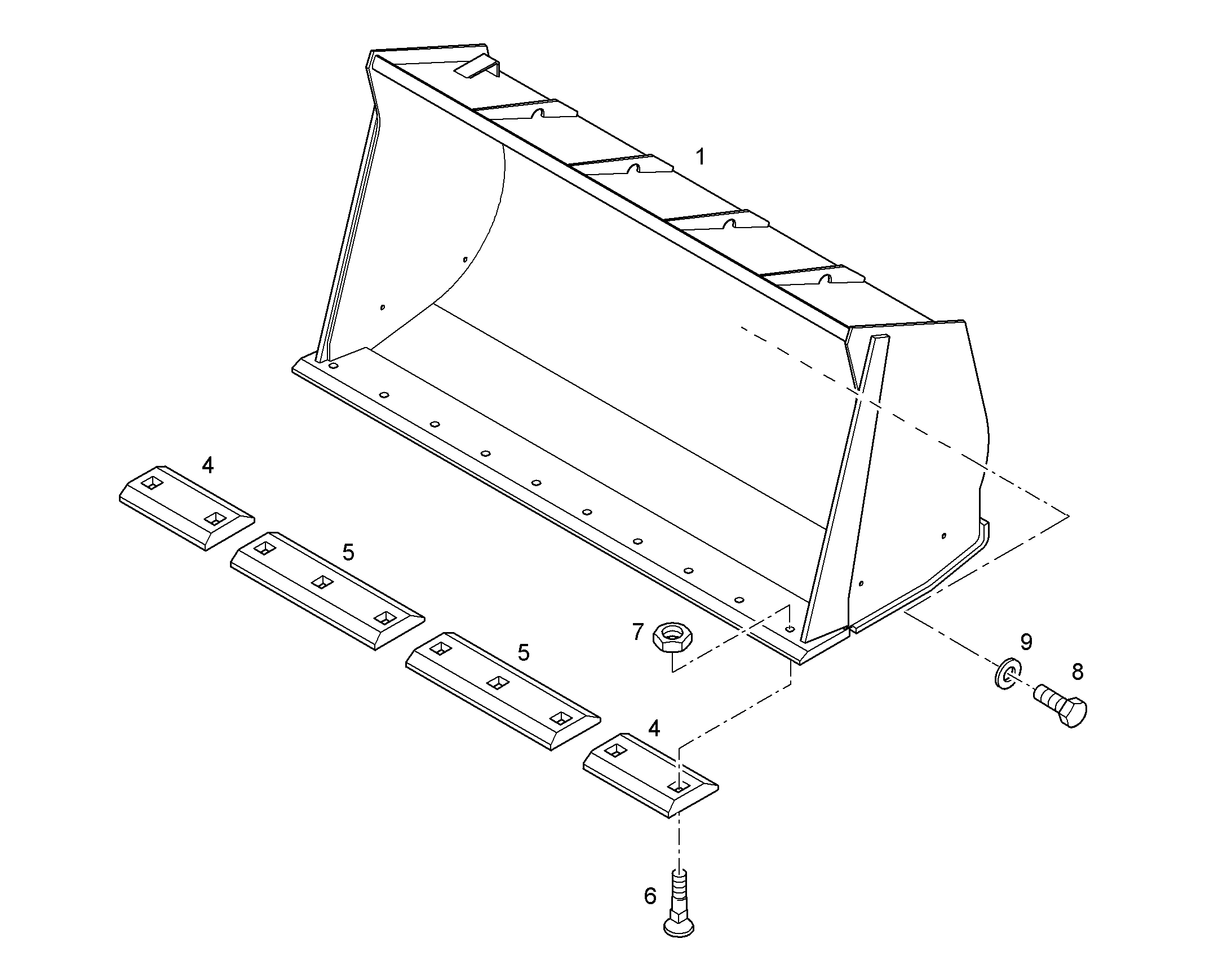 КОВШ 9608505 LIEBHERR