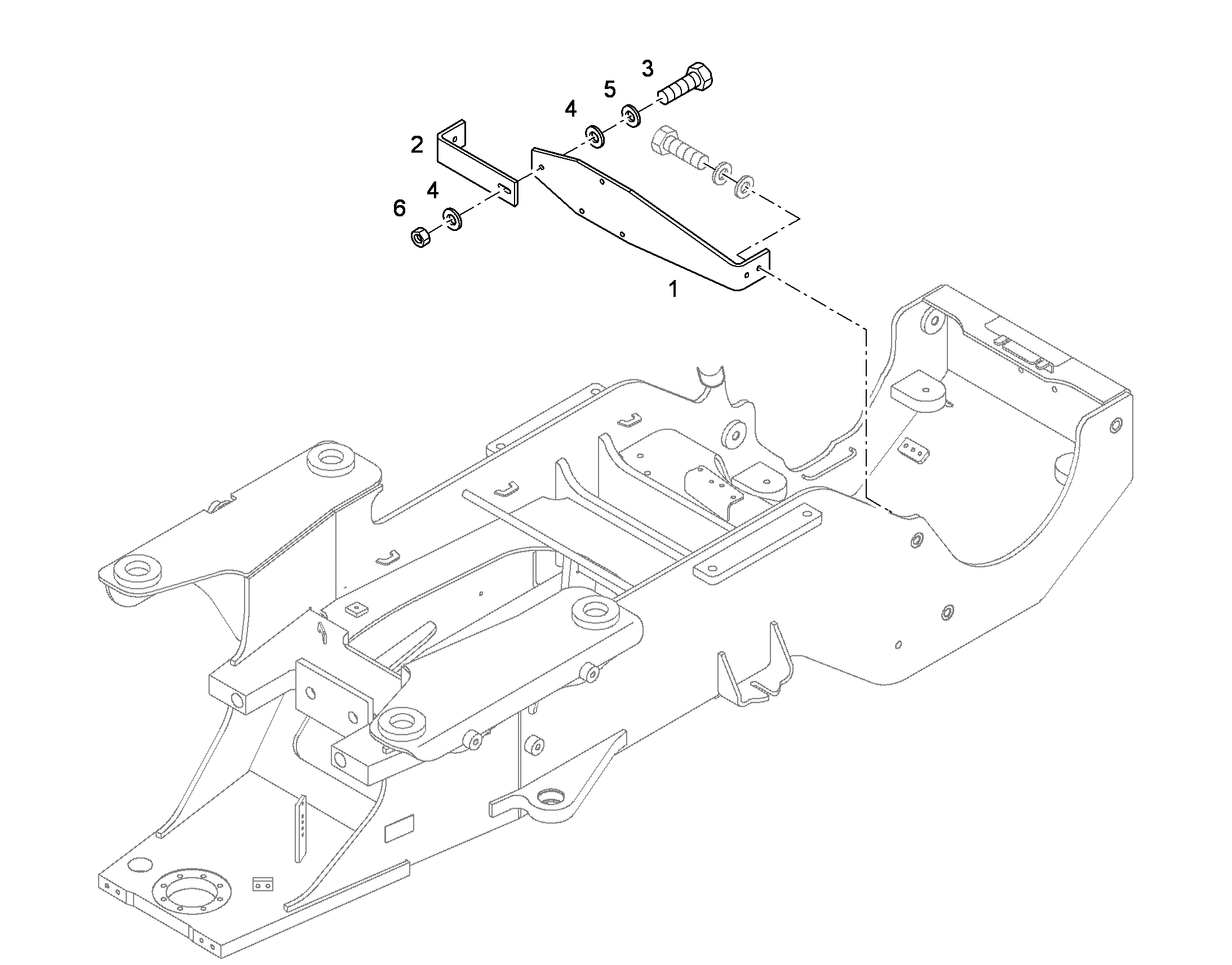 УГОЛОК ИЗ ЛИСТОВОГО МЕТАЛЛА 9067390 LIEBHERR