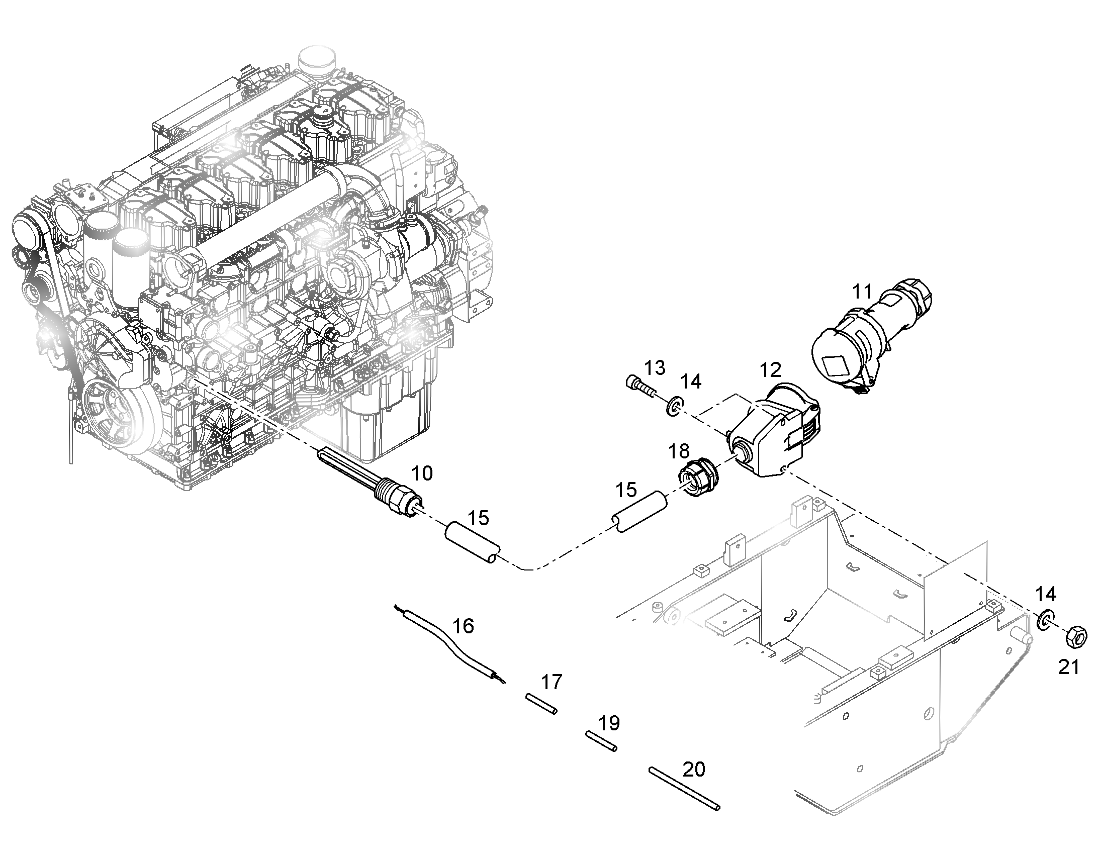 ШТЕПСЕЛЬ ПРИБОРНЫЙ 6001157 LIEBHERR