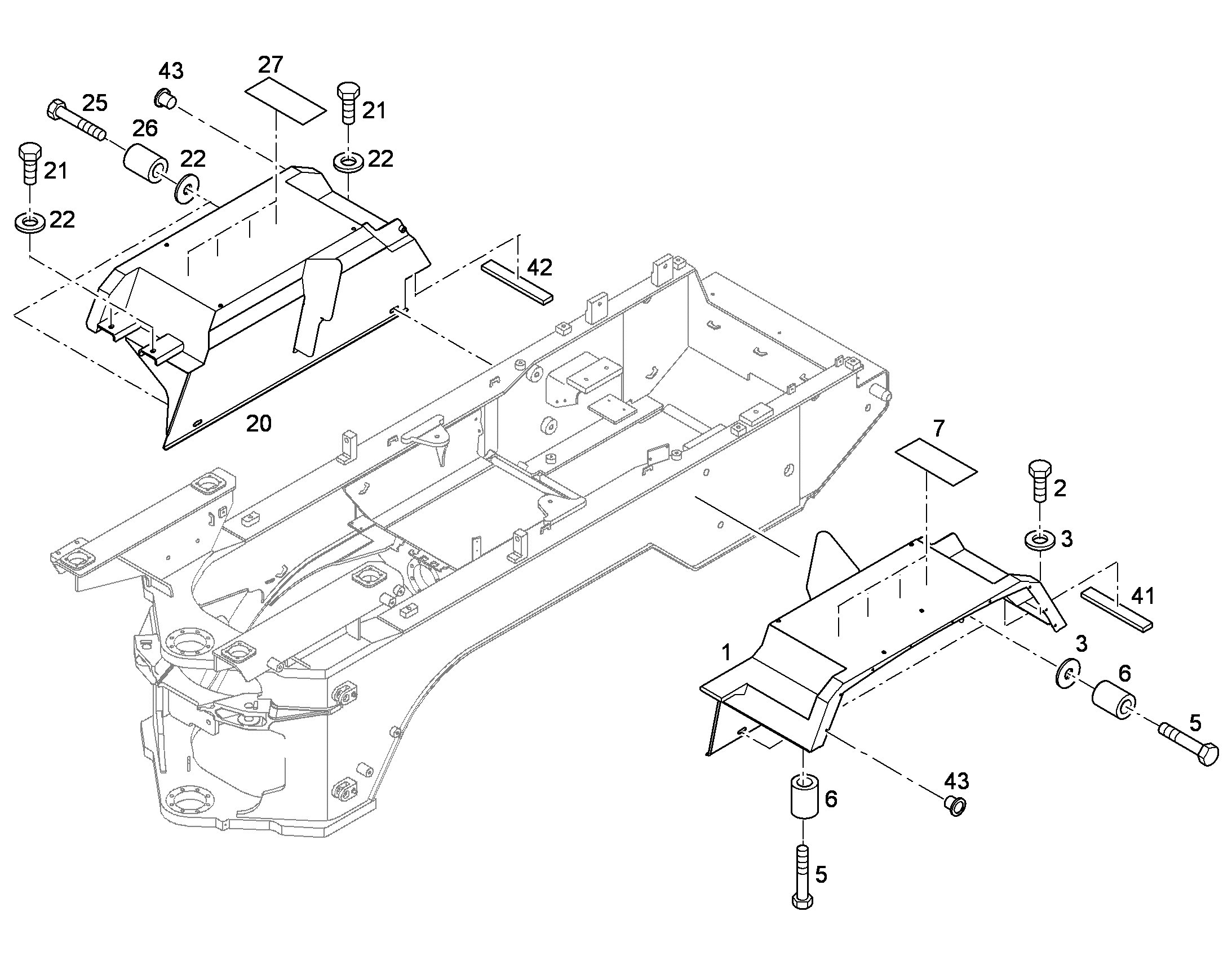 РАСШИРЕНИЕ FUER RADKASTEN 10497215 LIEBHERR