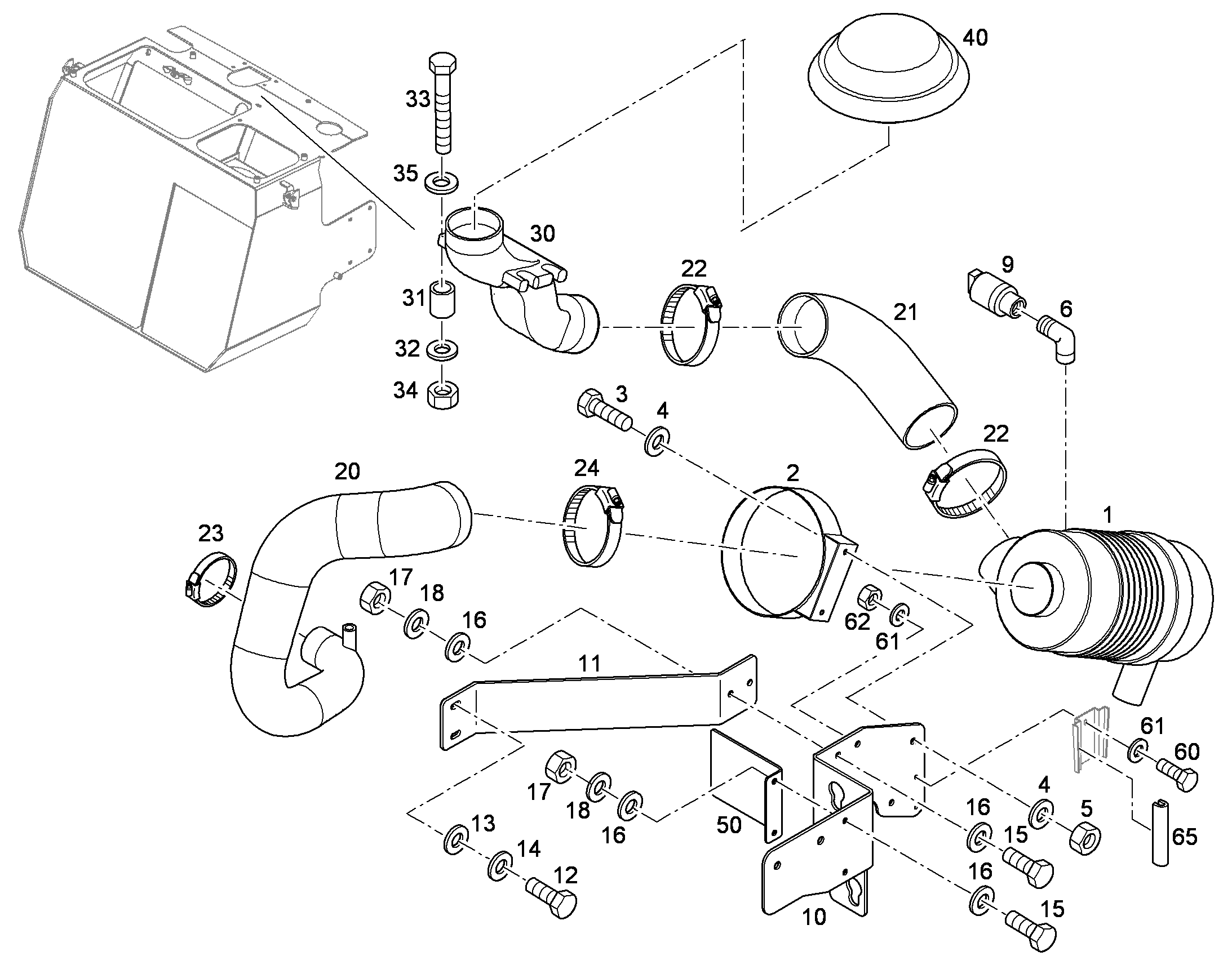RADIATOR KIT 93015980 LIEBHERR