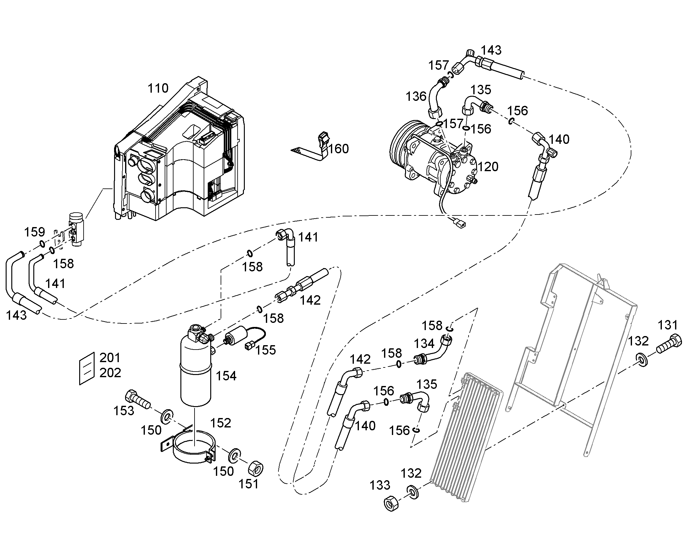 ШЕСТИГРАННАЯ ГАЙКА M8 10540493 LIEBHERR