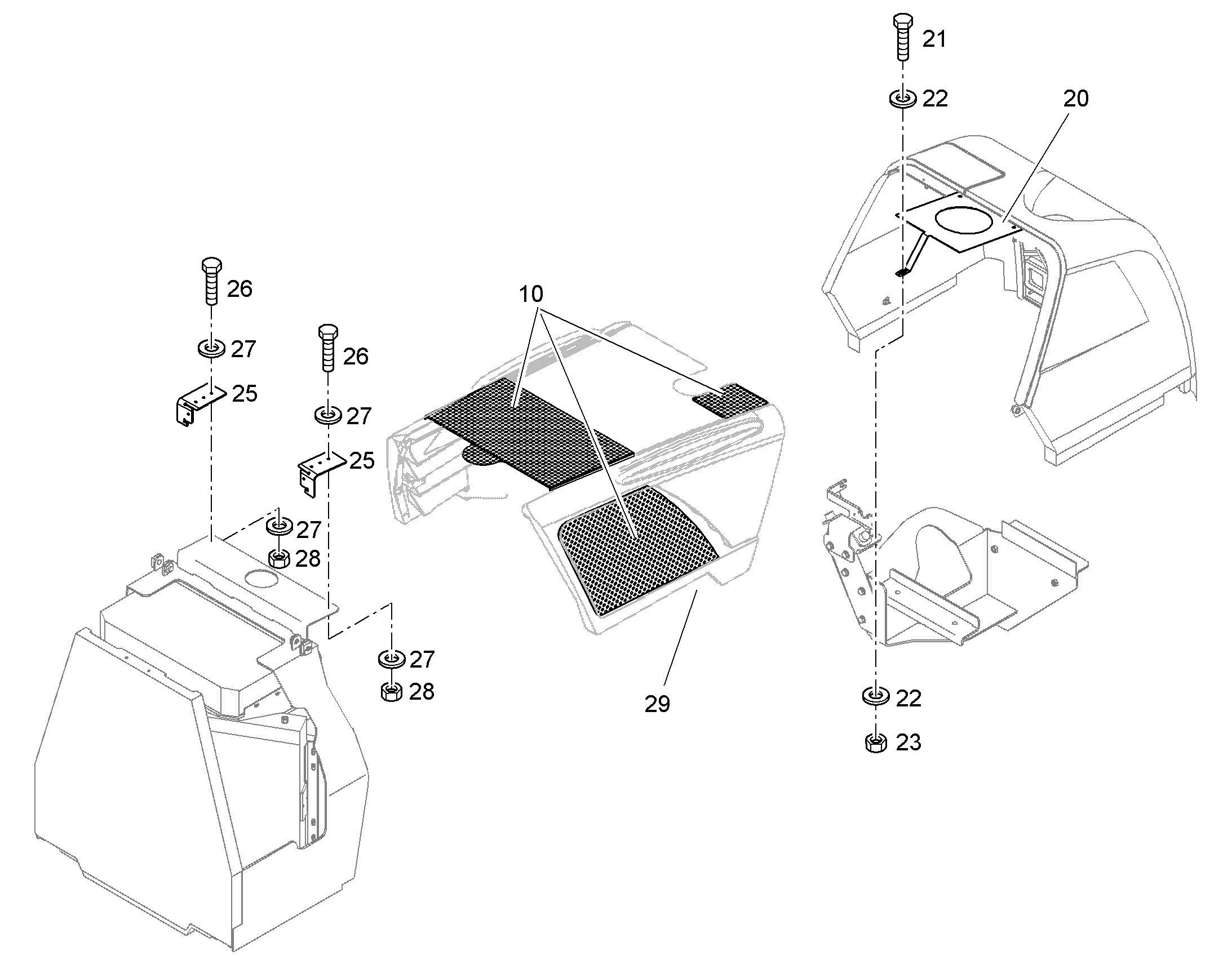 ПОКРЫТИЕ ЗАЩИТНОЕ KIT 8928408 LIEBHERR