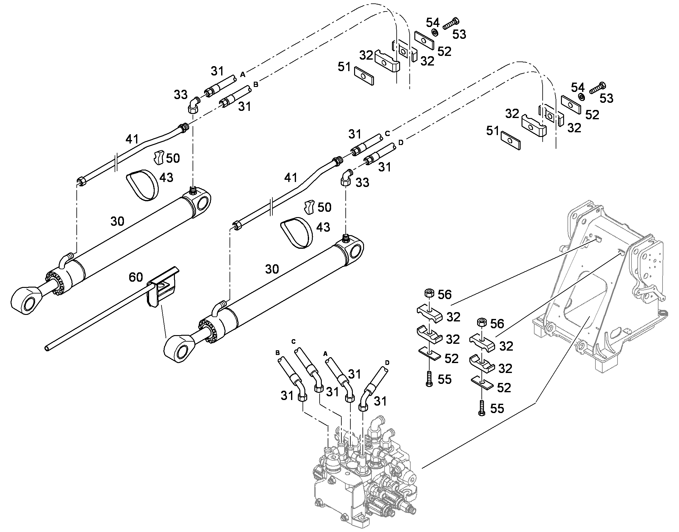 ГИДРОЦИЛИНДР 10409704 LIEBHERR